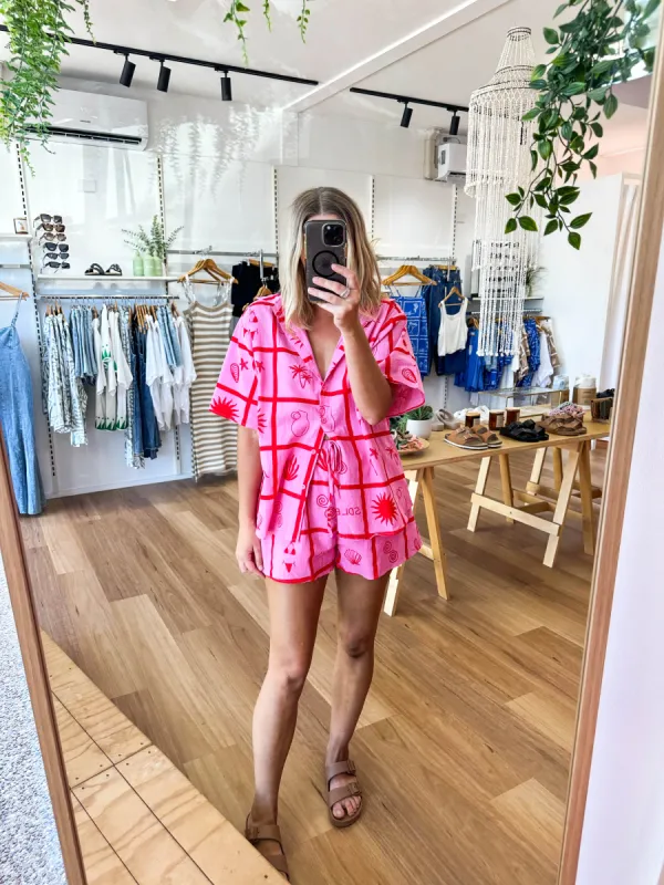 Sunny Set Pink sold by About A Girl