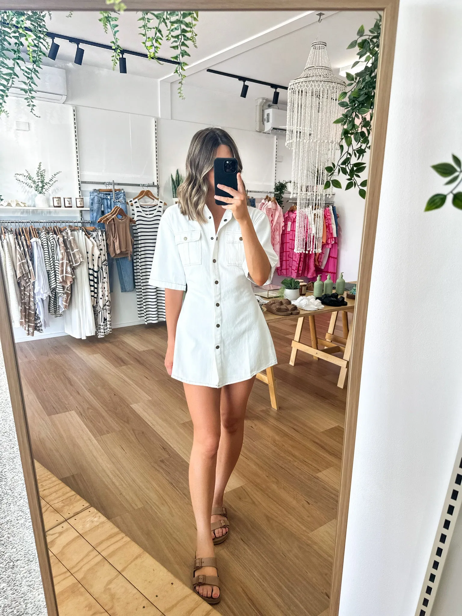 Eva Denim Dress sold by About A Girl