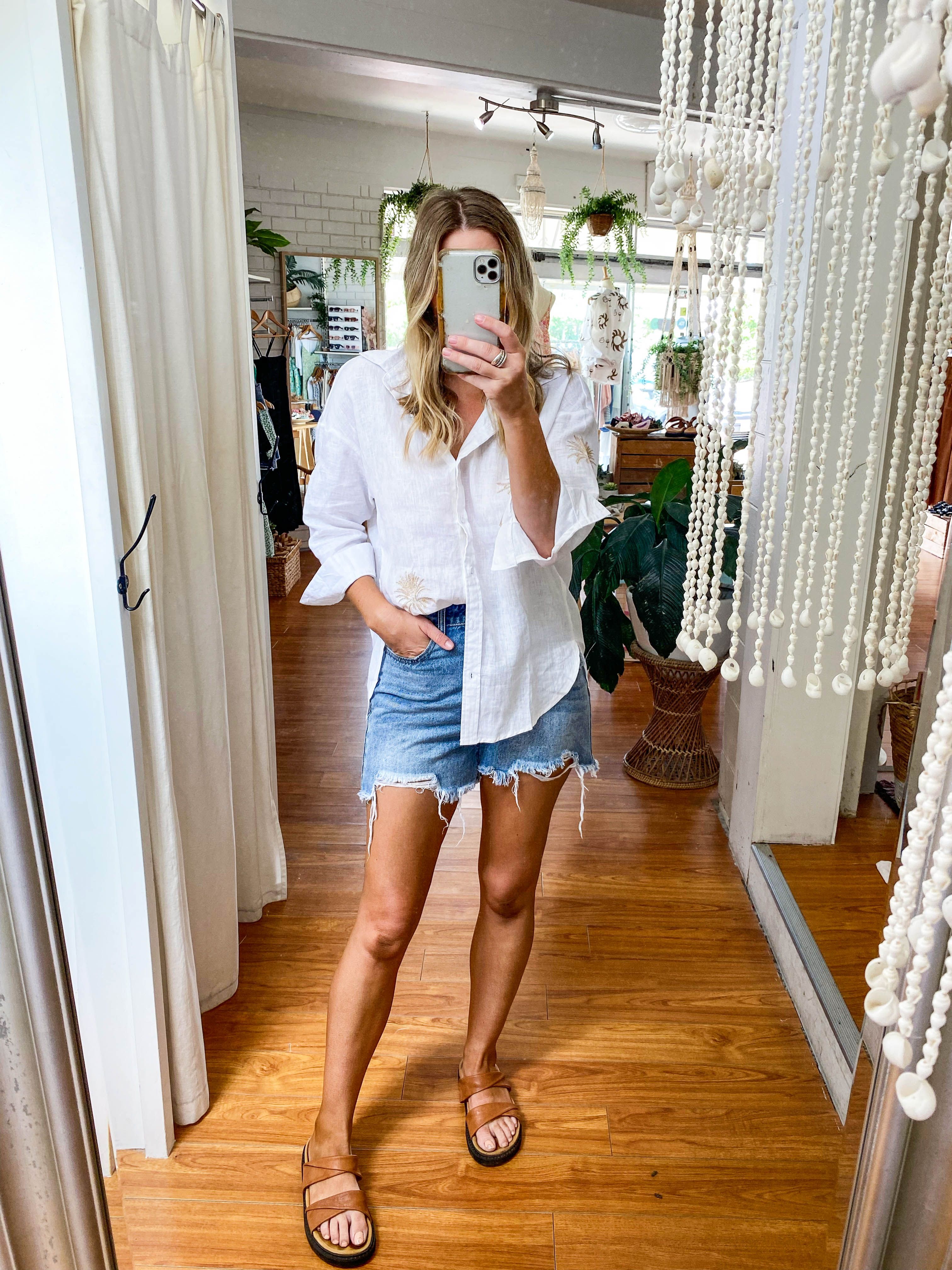 Boyfriend Shirt Palm sold by About A Girl product image thumbnail 6