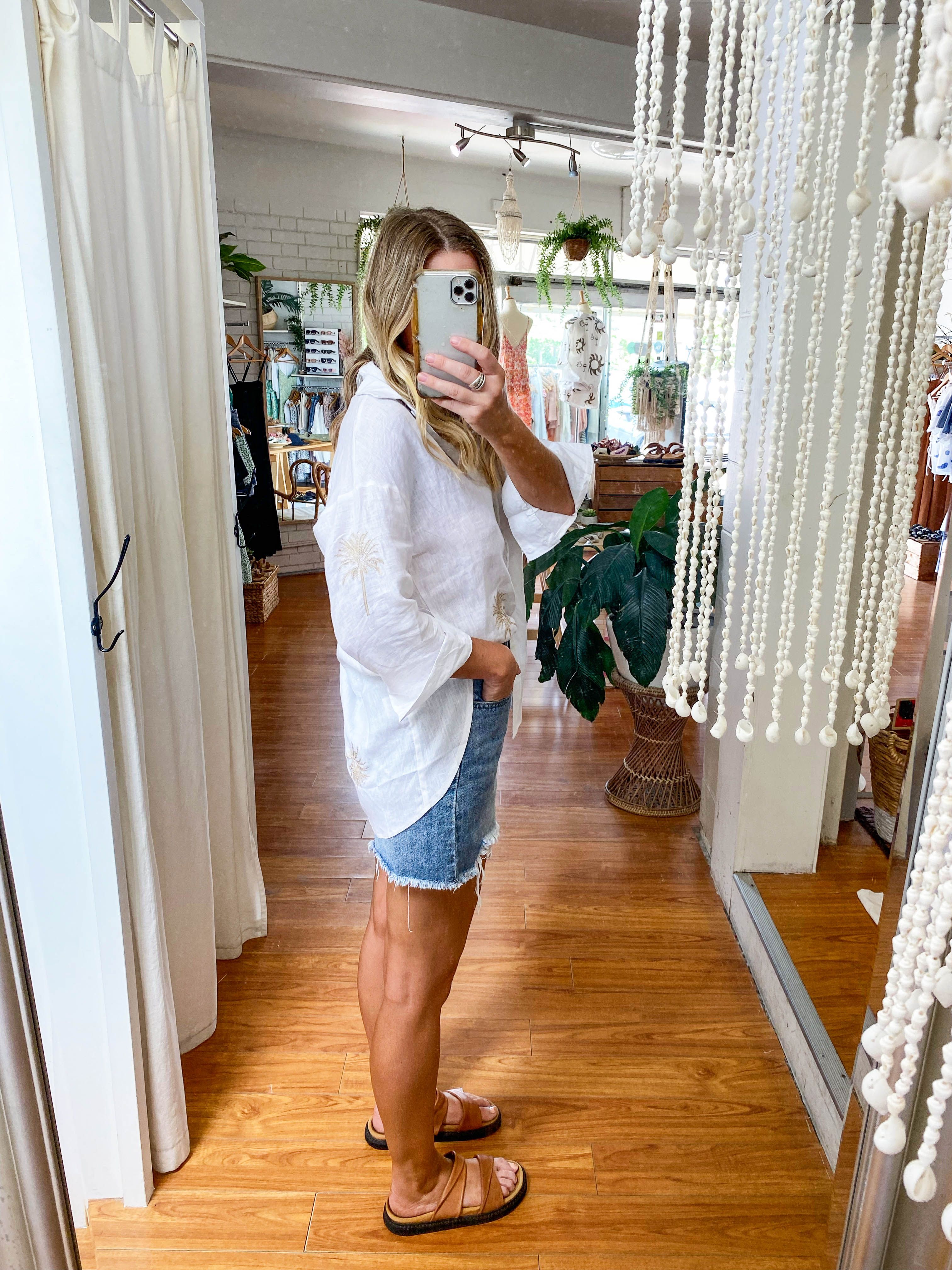 Boyfriend Shirt Palm sold by About A Girl product image thumbnail 9