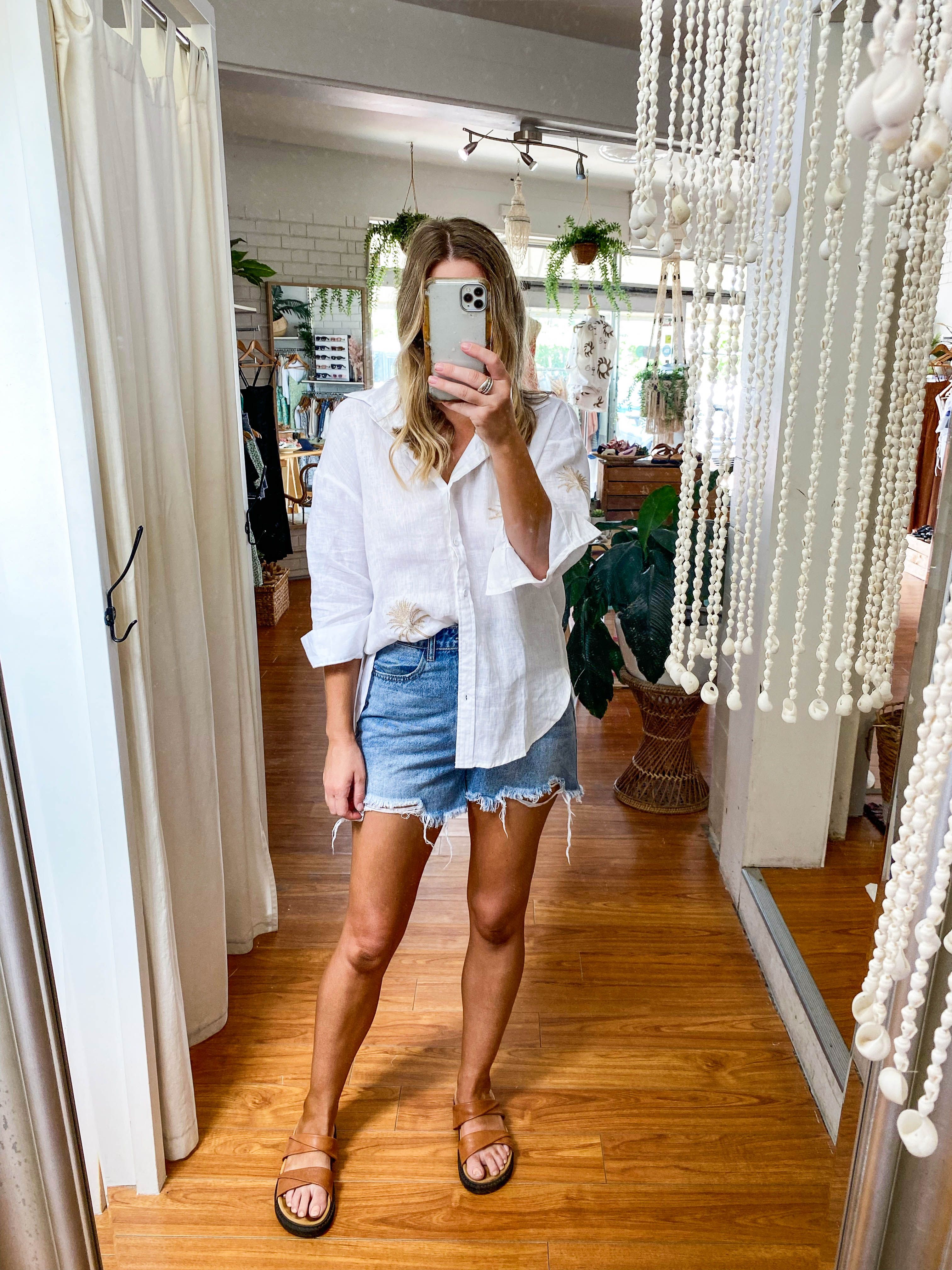 Boyfriend Shirt Palm sold by About A Girl product image thumbnail 7