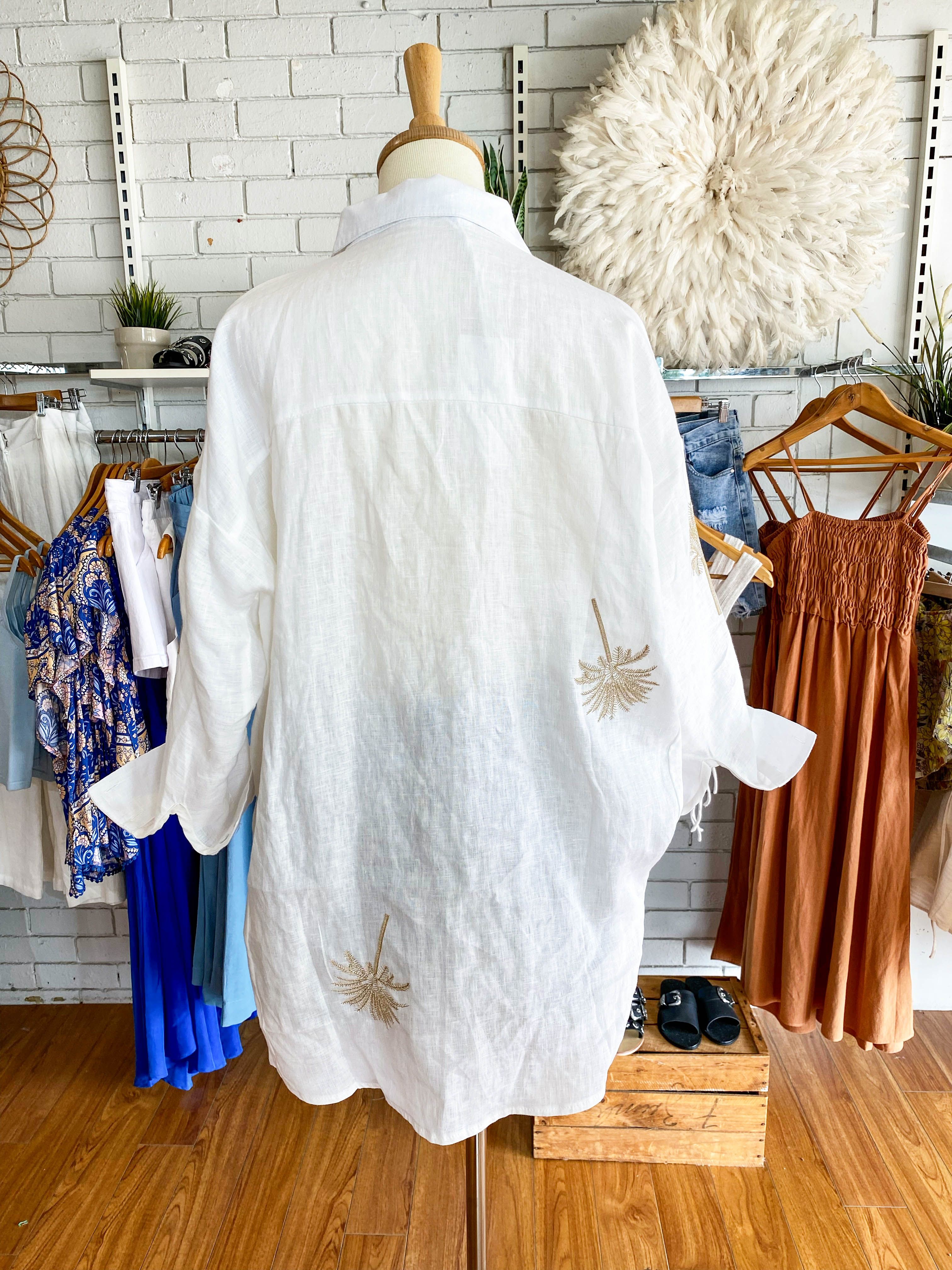 Boyfriend Shirt Palm sold by About A Girl product image thumbnail 5