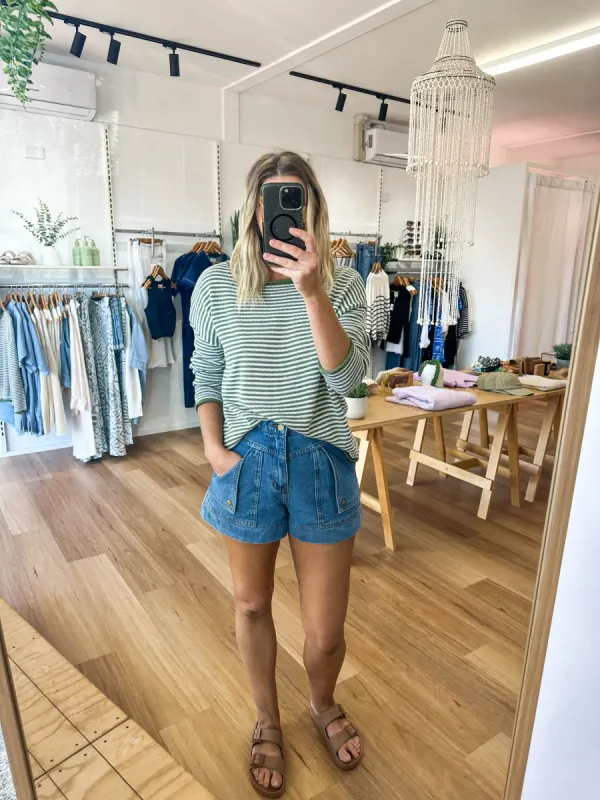 Stripe Spring Knit sold by About A Girl