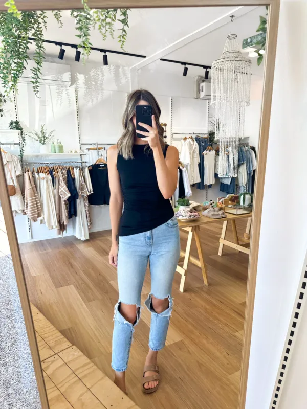 Billy Top Black sold by About A Girl