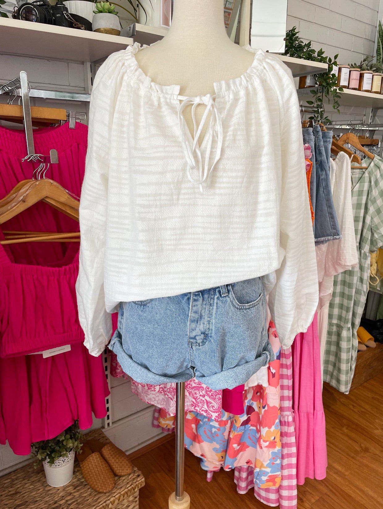 Alana Top White sold by About A Girl product image thumbnail 4