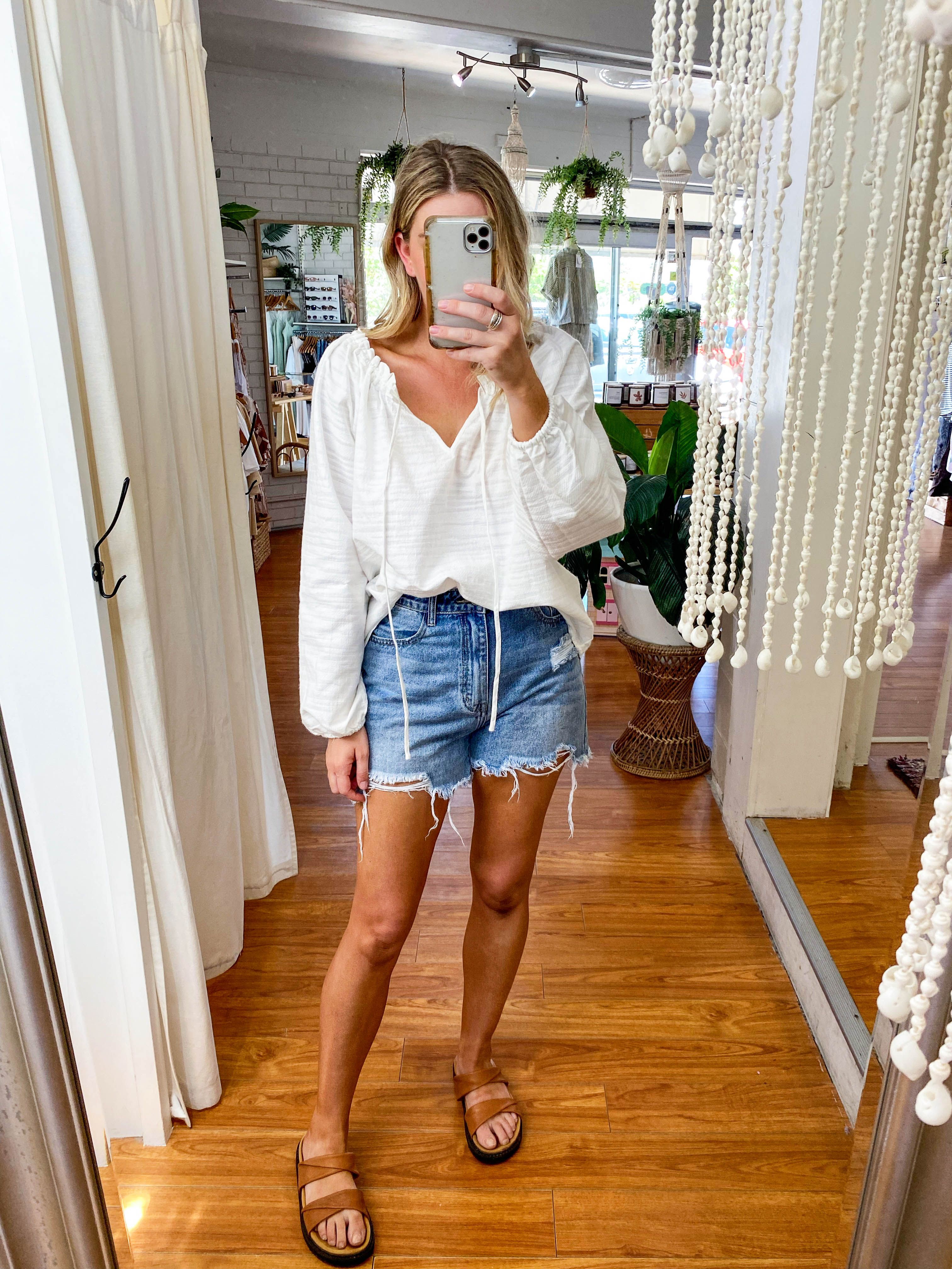 Alana Top White sold by About A Girl product image thumbnail 3