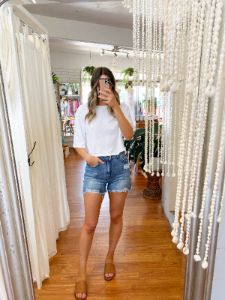 Gia Top White sold by About A Girl