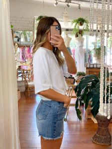 Gia Top White sold by About A Girl