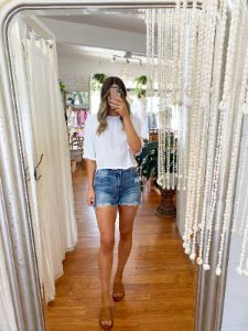Gia Top White sold by About A Girl