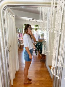Gia Top White sold by About A Girl