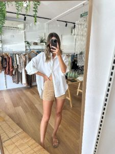 Joni Knit Shorts sold by About A Girl