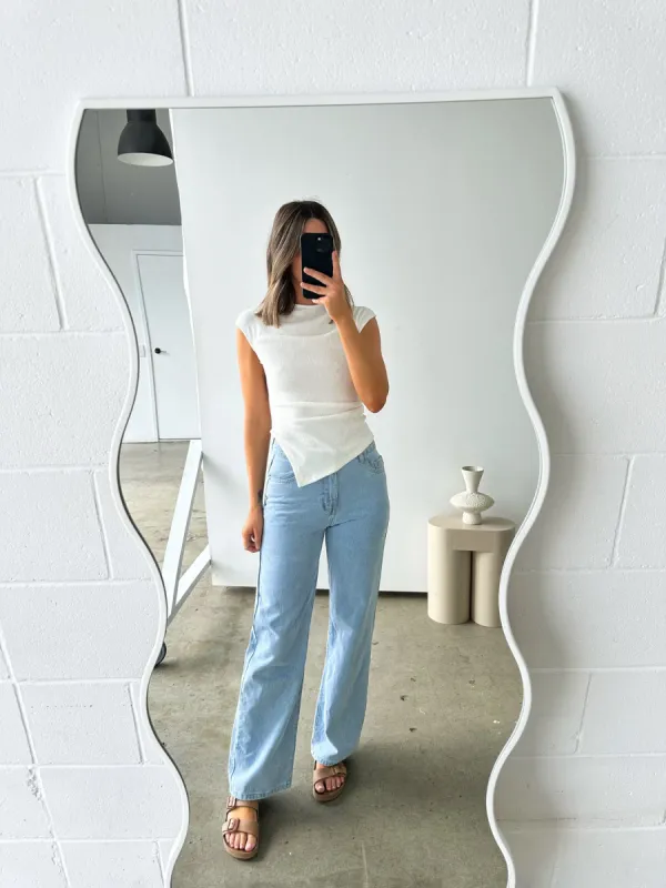 Indie Wide Leg Jeans sold by About A Girl