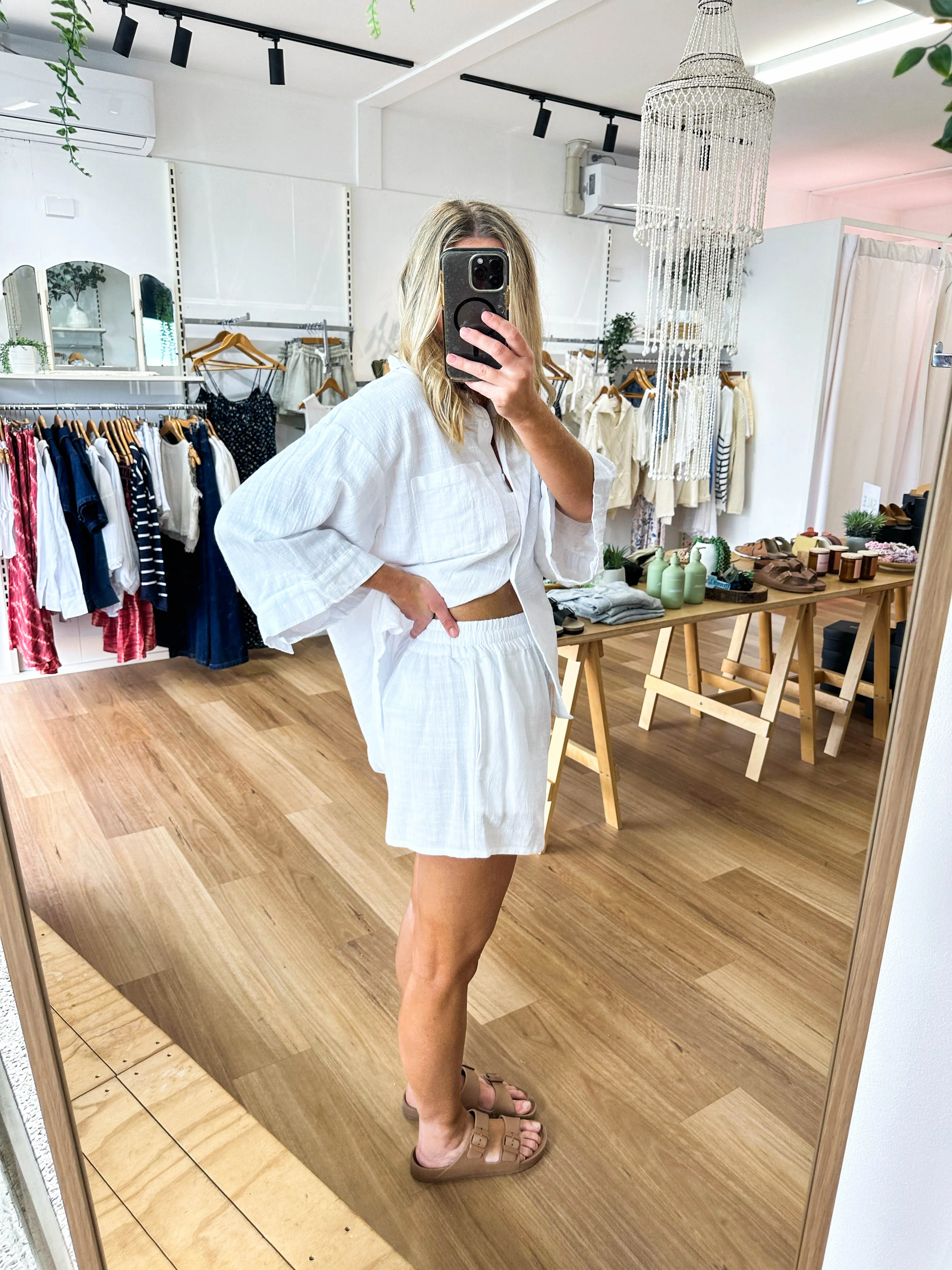 Lucia Shorts White sold by About A Girl product image thumbnail 3