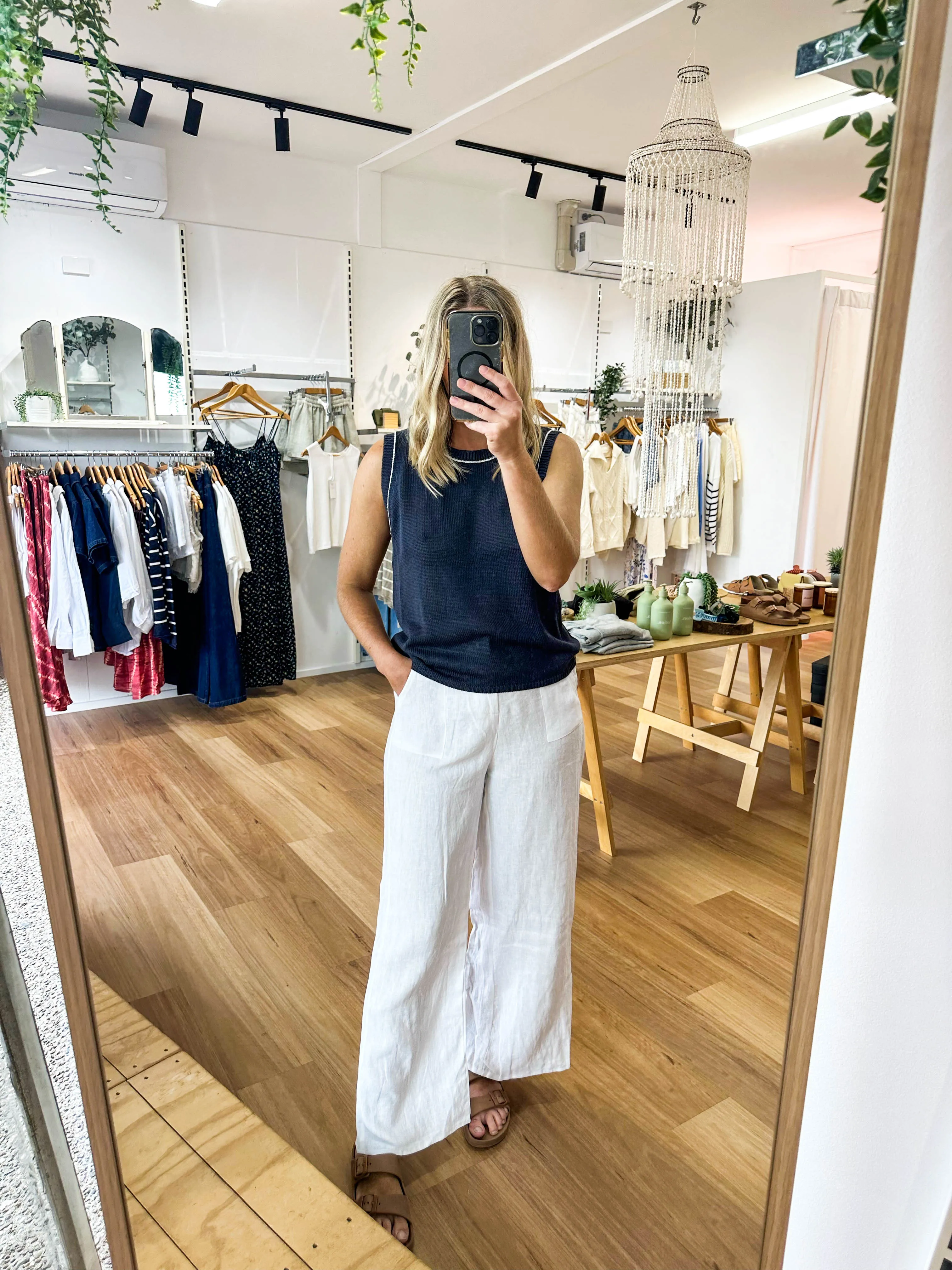 Nautical Spring Tank Navy sold by About A Girl product image thumbnail 5