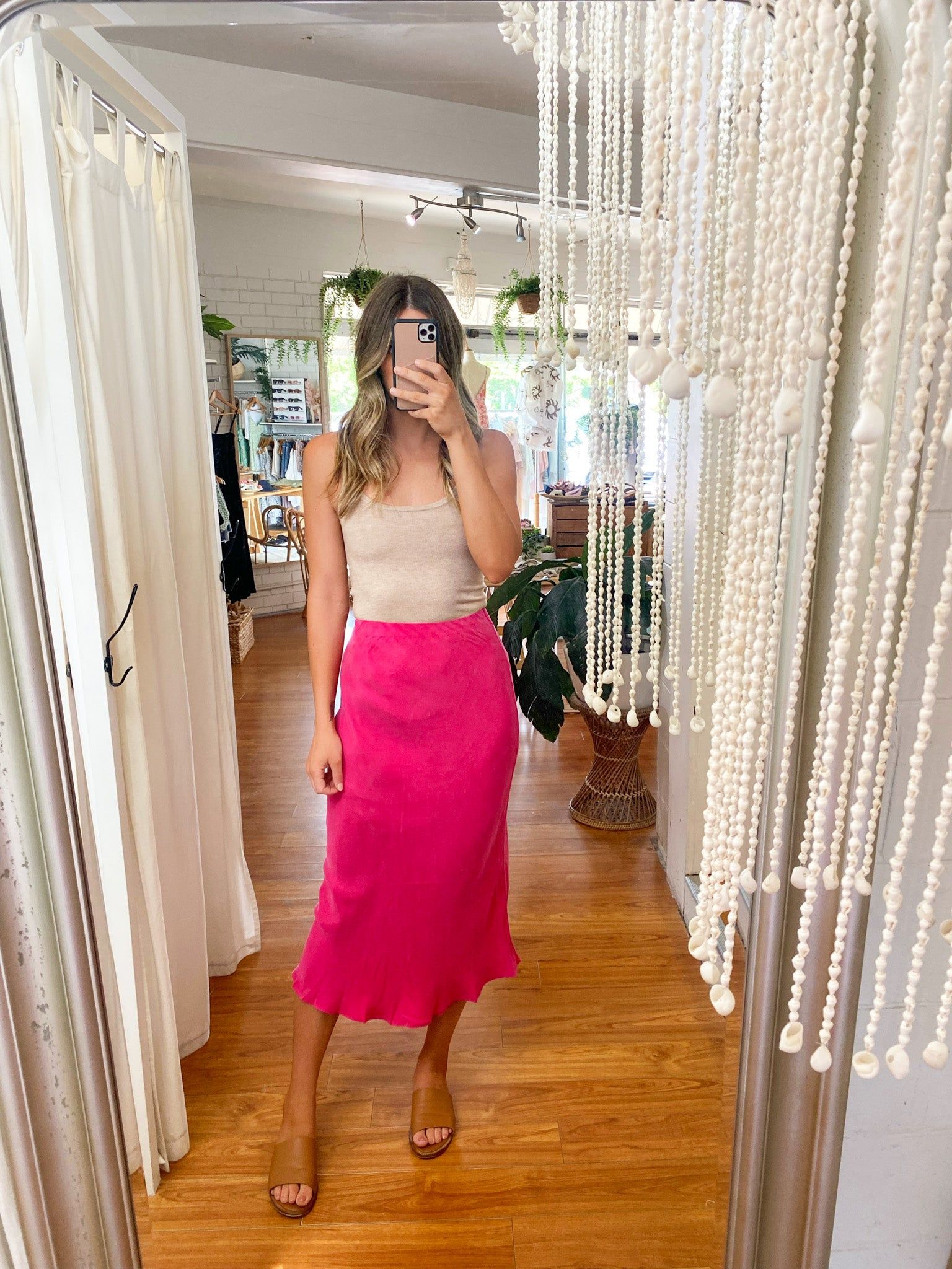 Jules Cupro Midi Skirt sold by About A Girl product image thumbnail 5