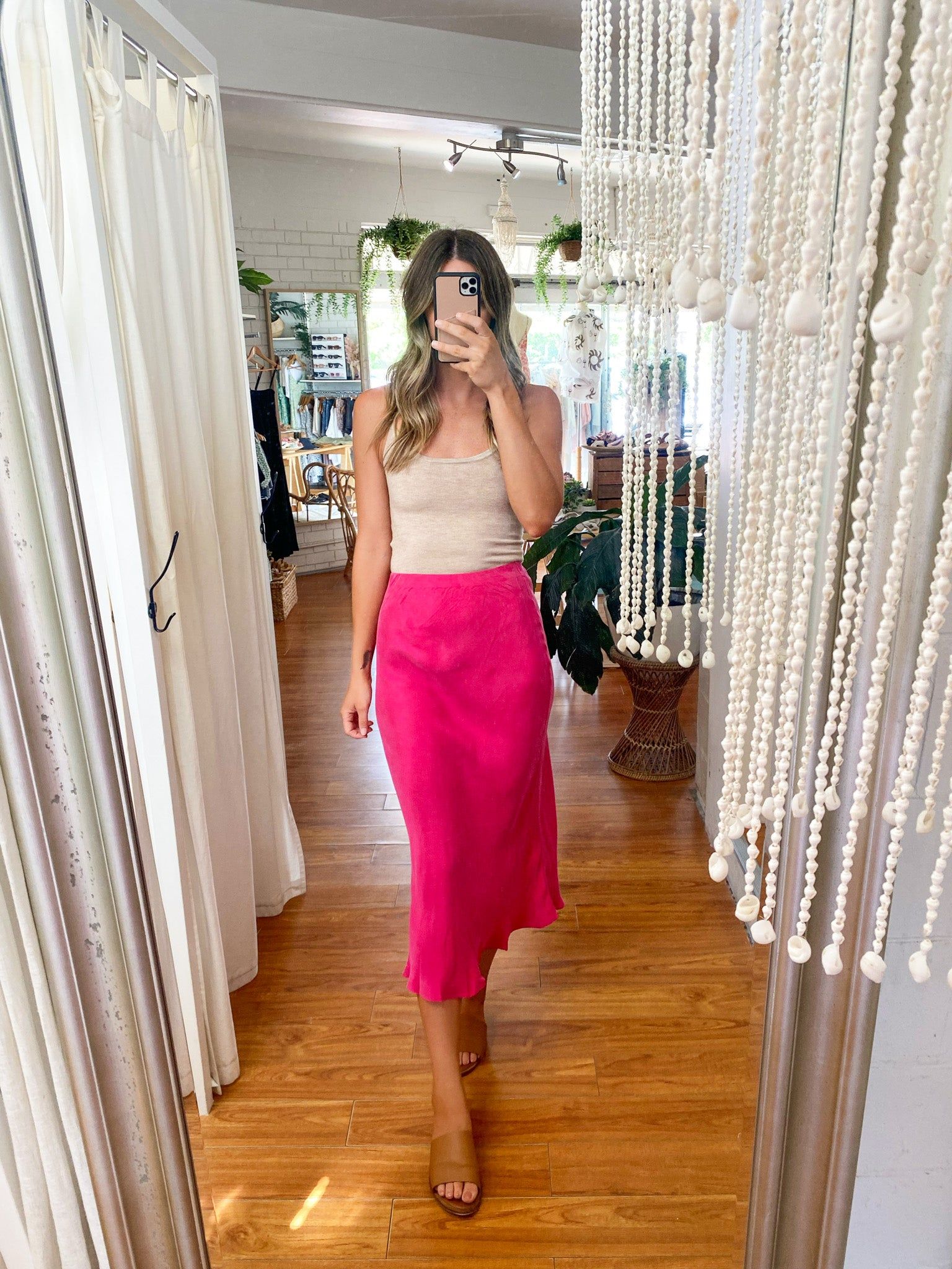 Jules Cupro Midi Skirt sold by About A Girl product image thumbnail 3