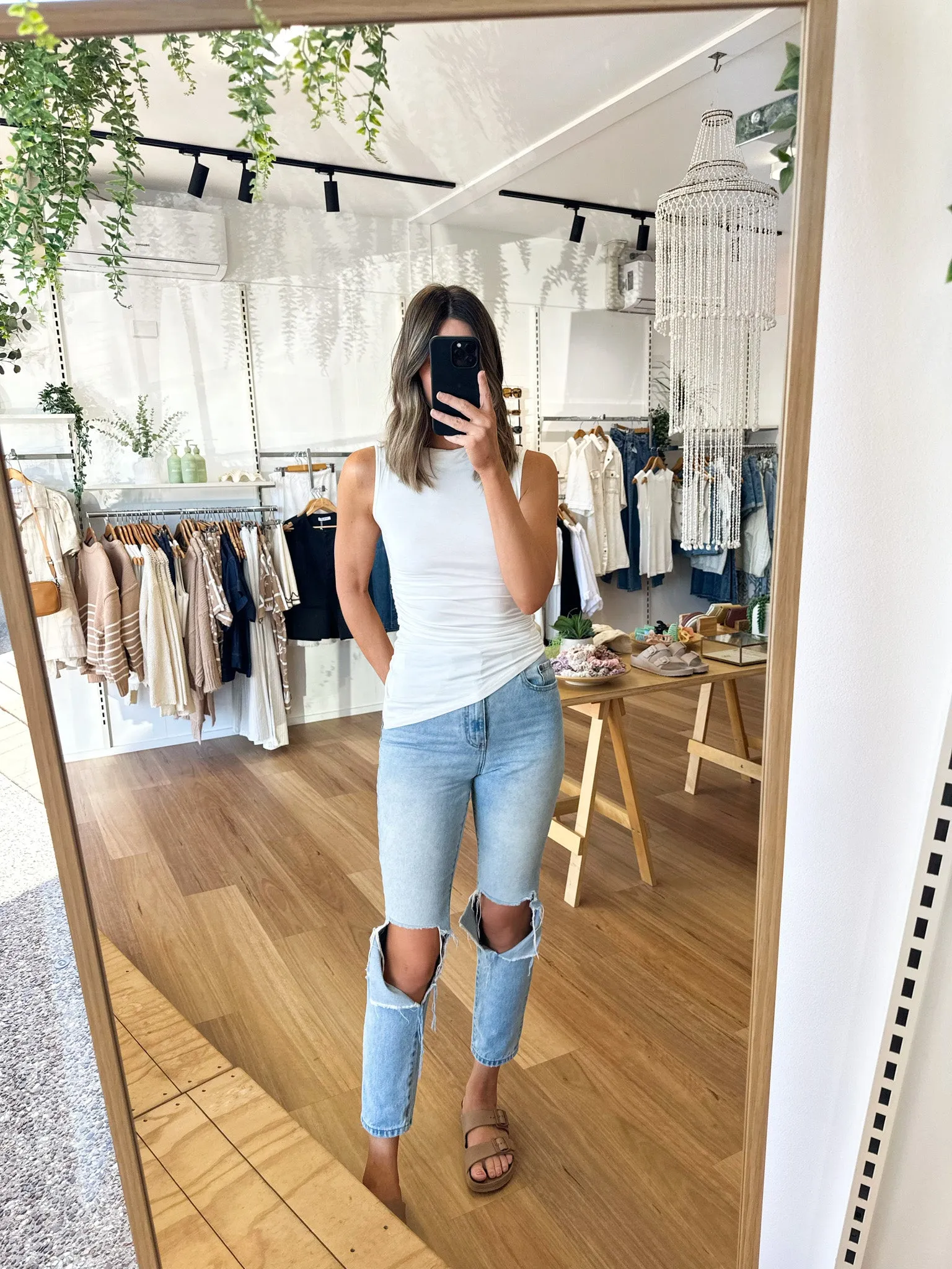 Billy Top White sold by About A Girl product image thumbnail 3