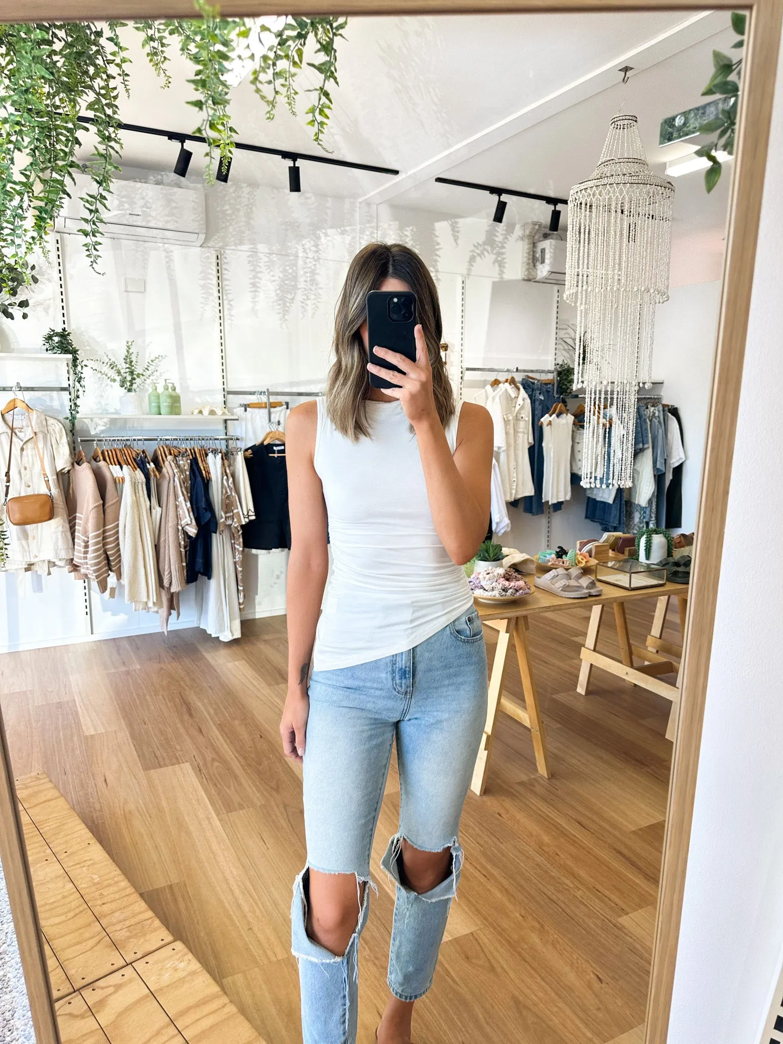 Billy Top White sold by About A Girl