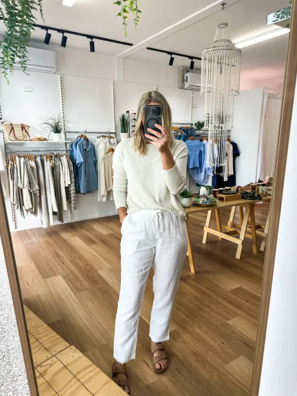 Nellie Top Stone sold by About A Girl