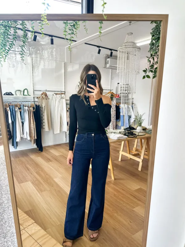 Maeve Top Black sold by About A Girl