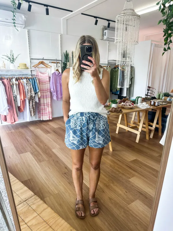 Dolly Tank White sold by About A Girl