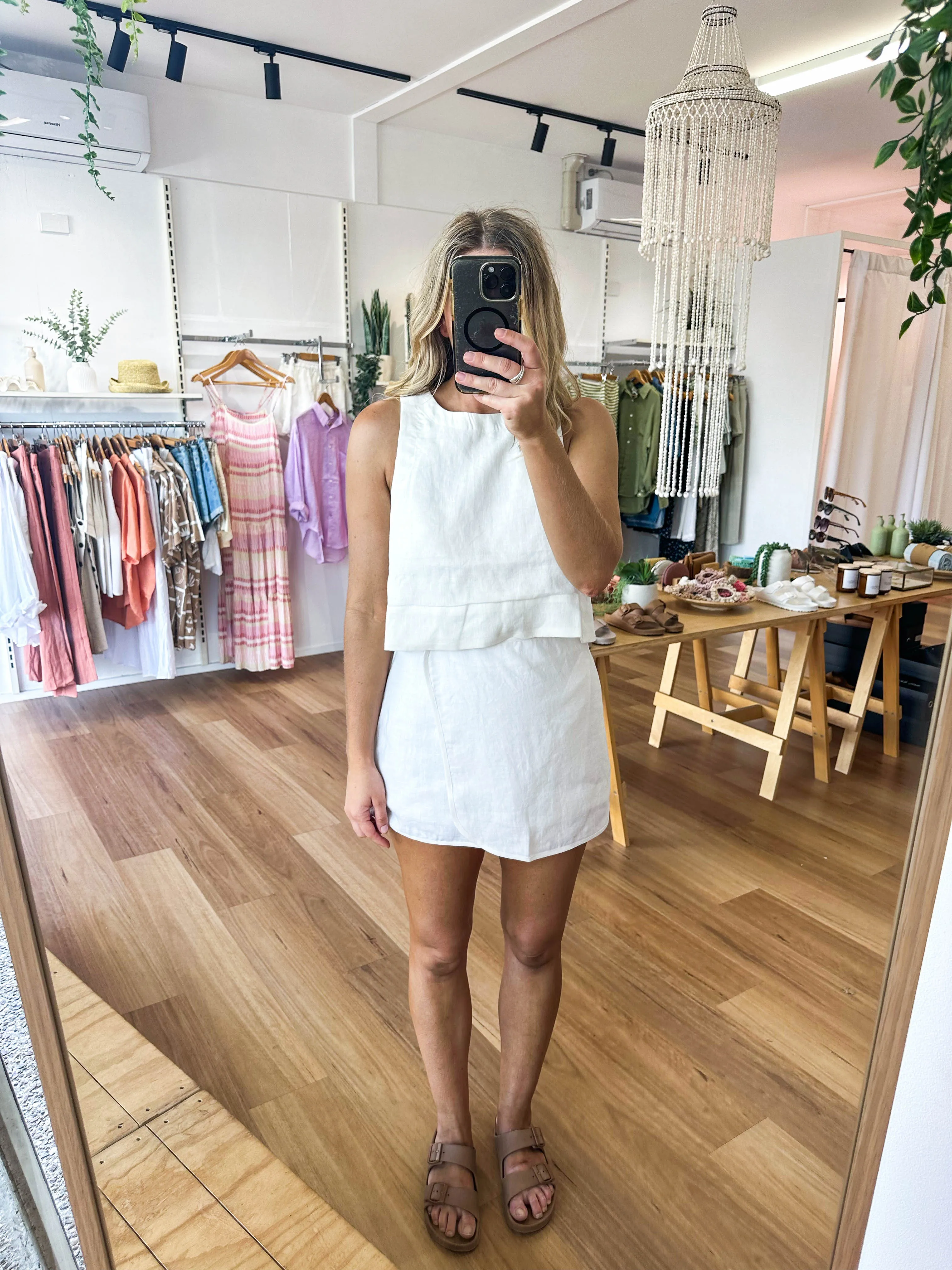 Stella Linen Top sold by About A Girl product image thumbnail 3