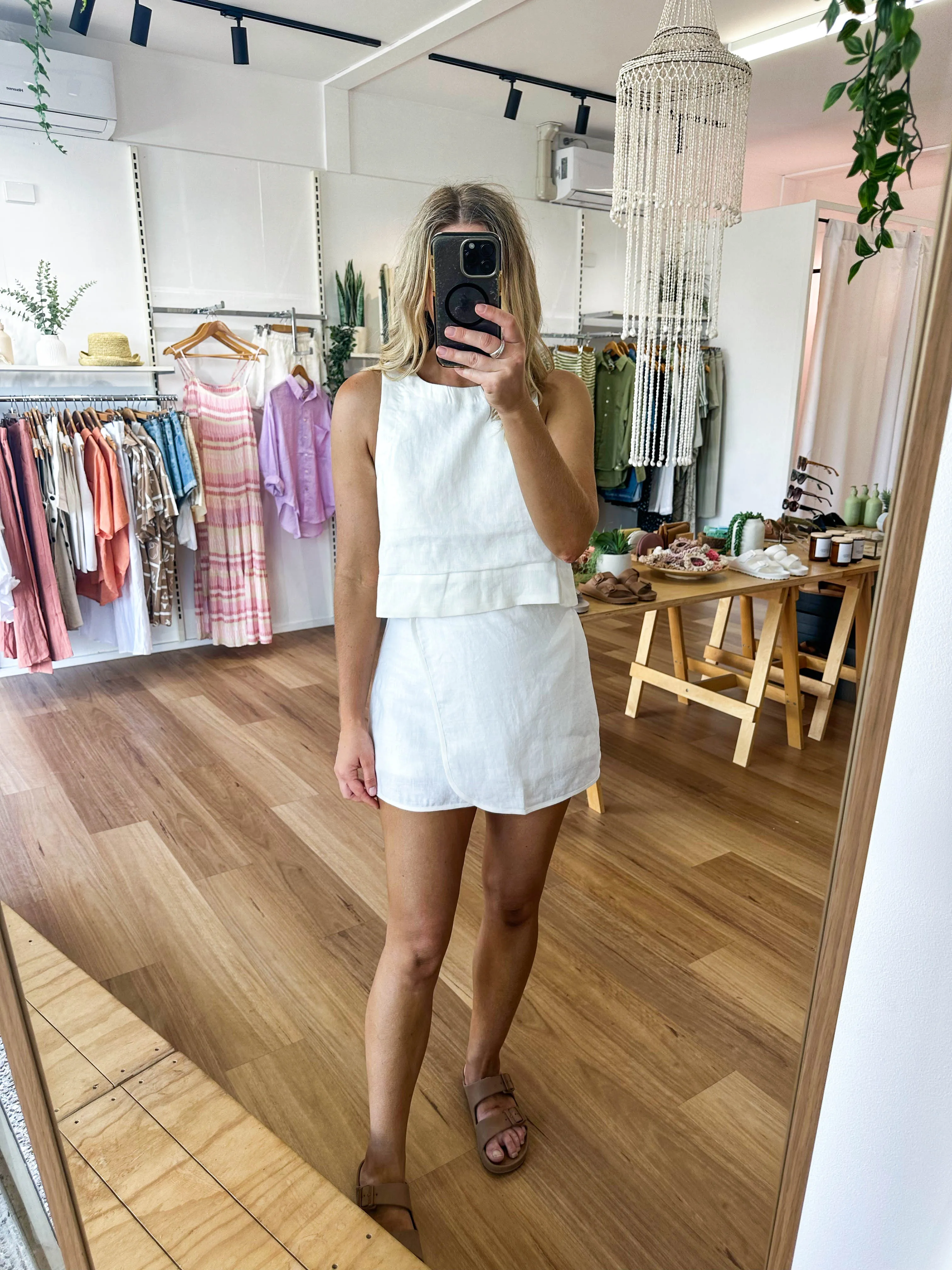 Stella Linen Top sold by About A Girl product image thumbnail 2