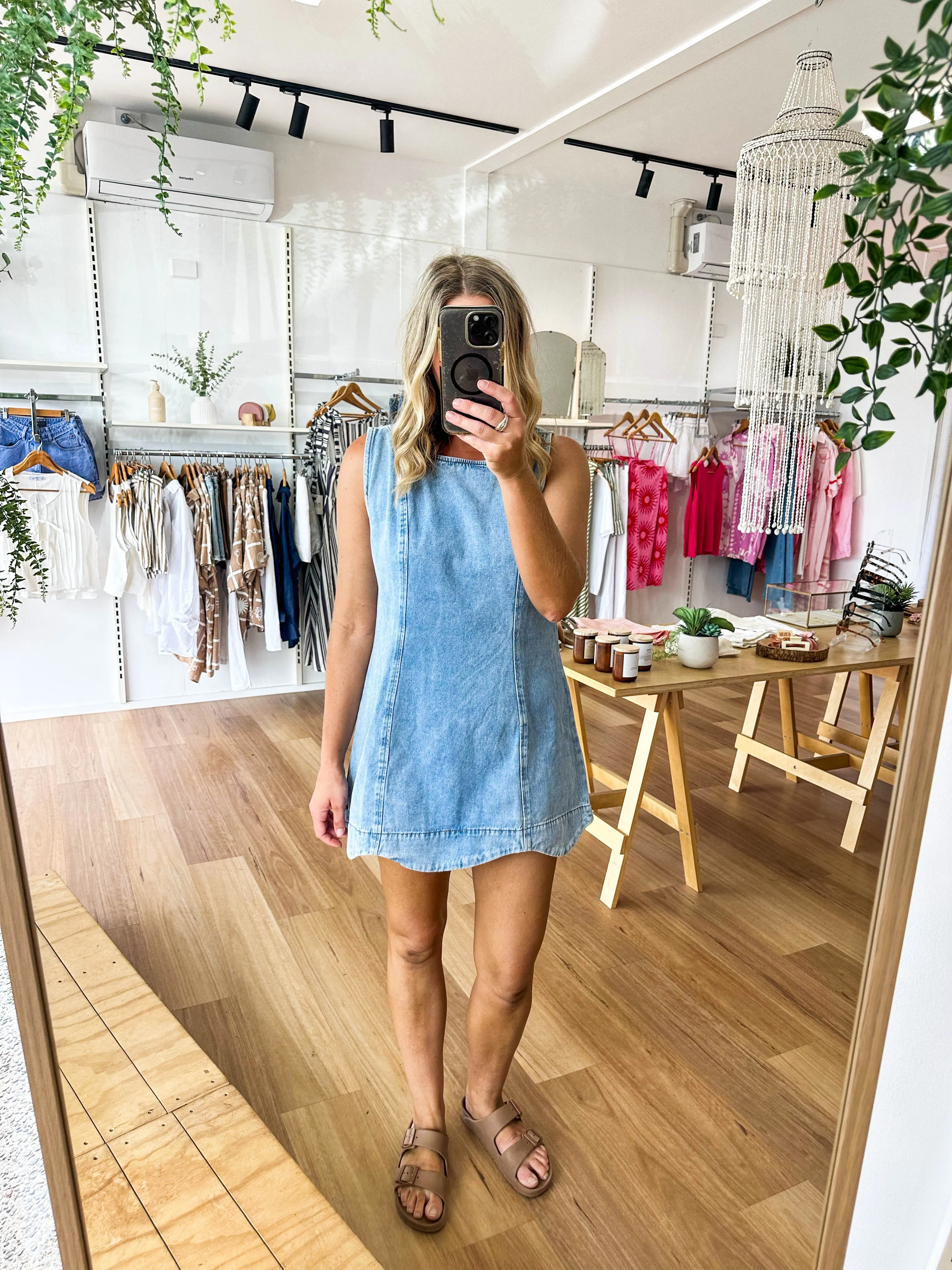 Helena Denim Dress sold by About A Girl product image thumbnail 3