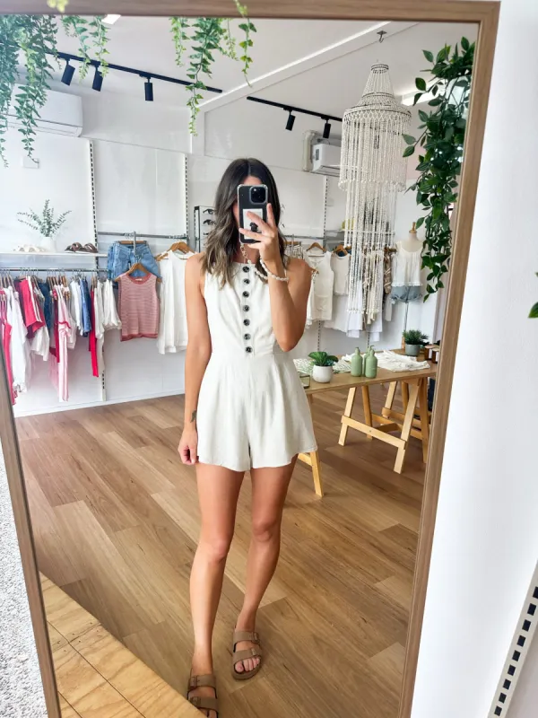 Agnes Romper sold by About A Girl