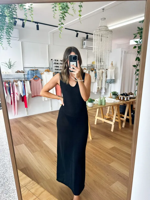 Sundancer Knit Dress Black sold by About A Girl