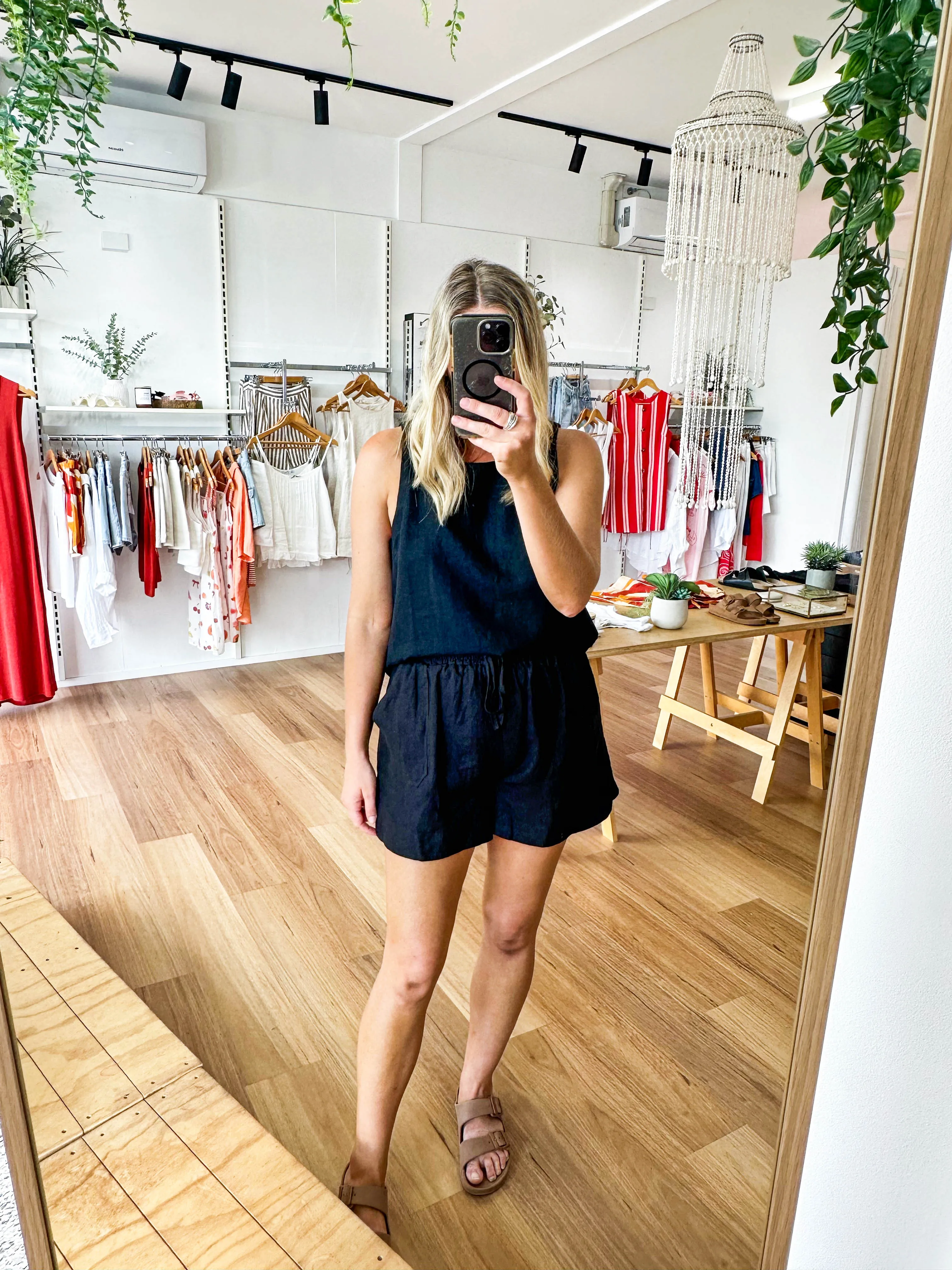 Bronte Linen Shorts Black sold by About A Girl product image thumbnail 3