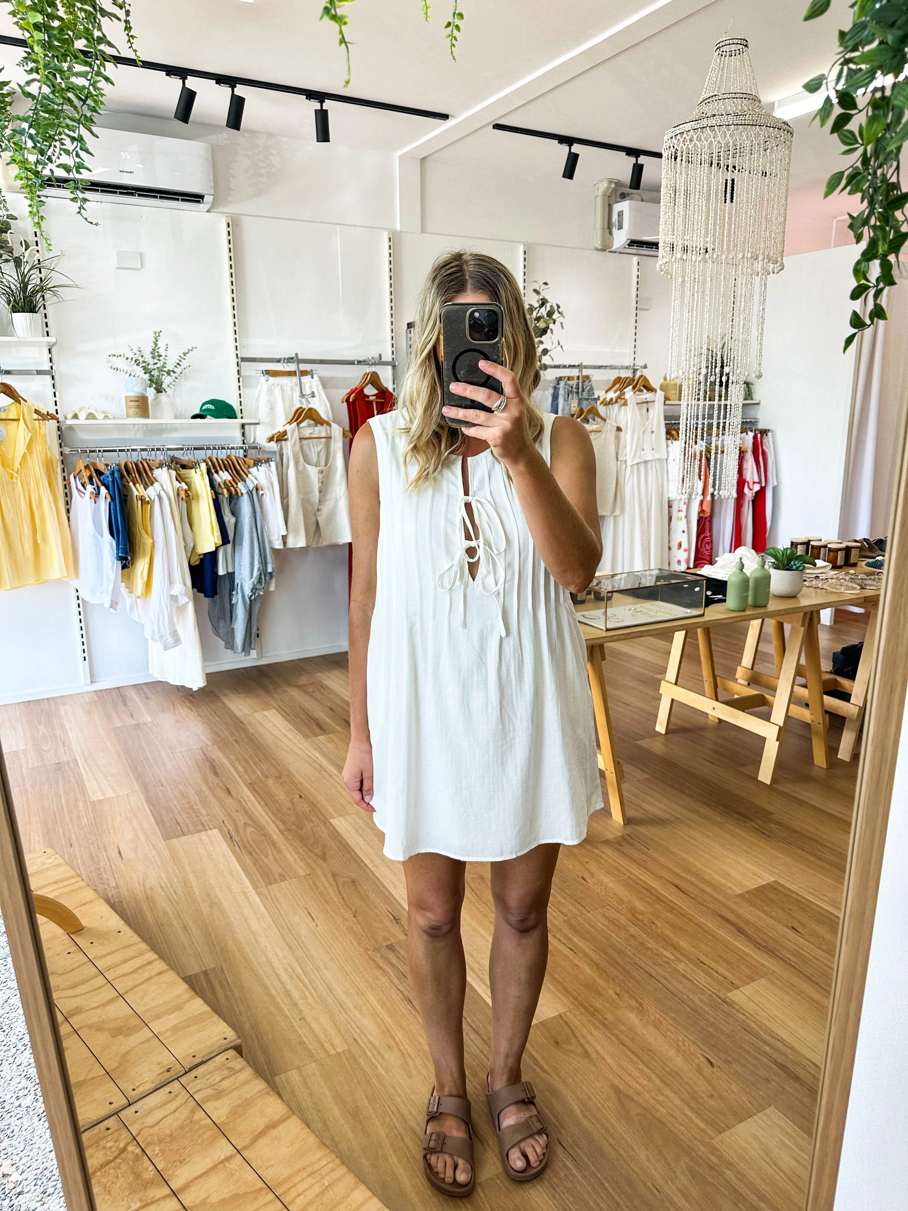 Holiday Dress White sold by About A Girl product image thumbnail 3