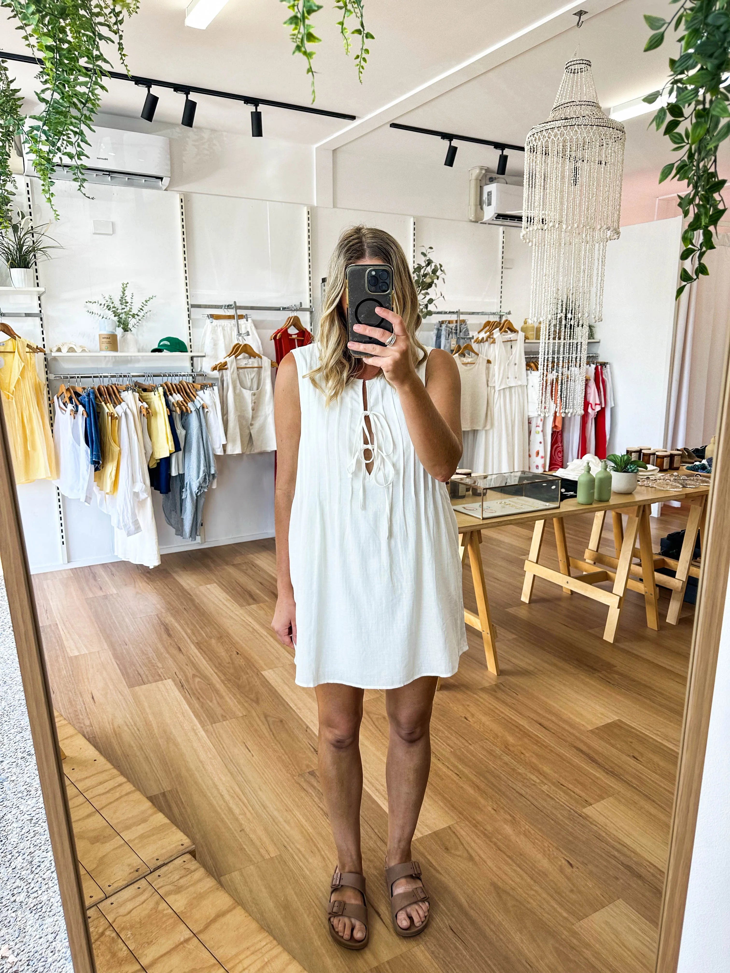 Holiday Dress White sold by About A Girl product image thumbnail 5