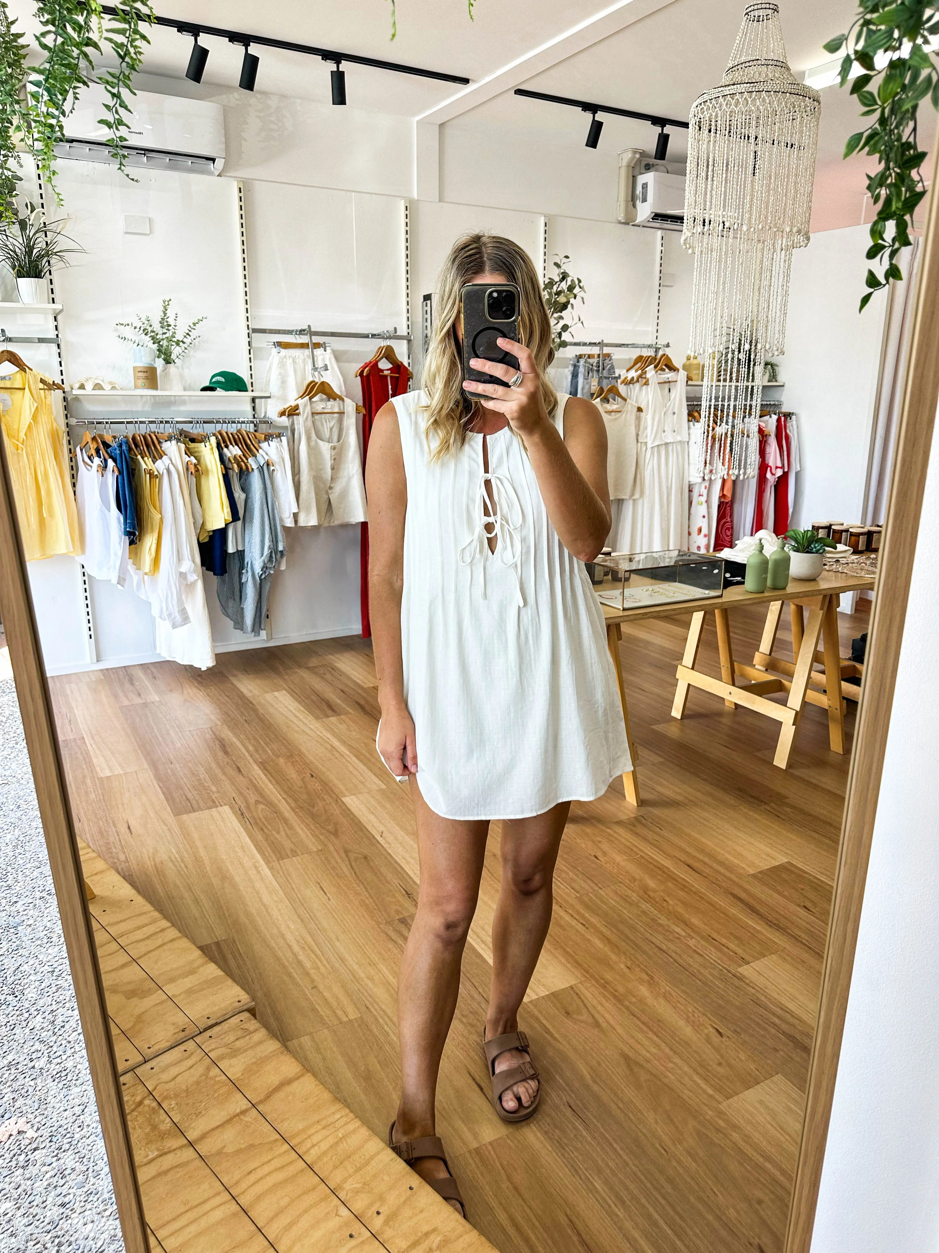 Holiday Dress White sold by About A Girl product image thumbnail 4