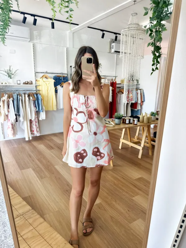 Bea Mini Dress Pink sold by About A Girl