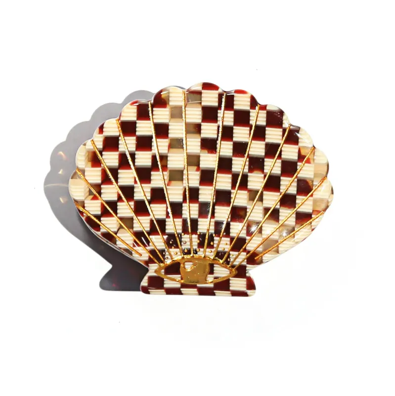 Check Shell Claw Clip sold by About A Girl