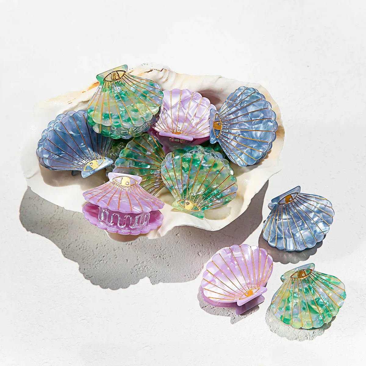 Lilac Shell Claw Clip sold by About A Girl product image thumbnail 2