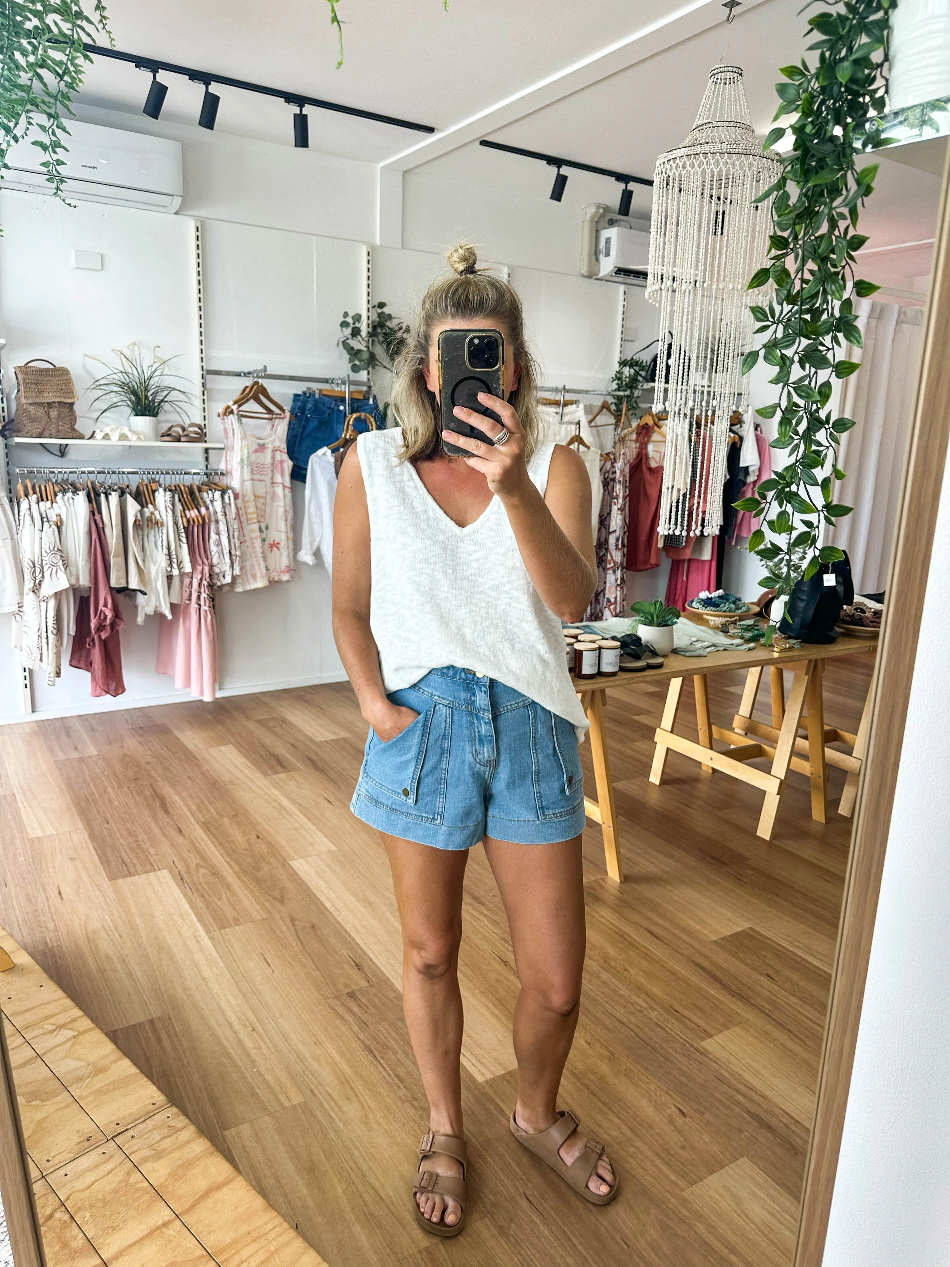 Esther Knit Top White sold by About A Girl