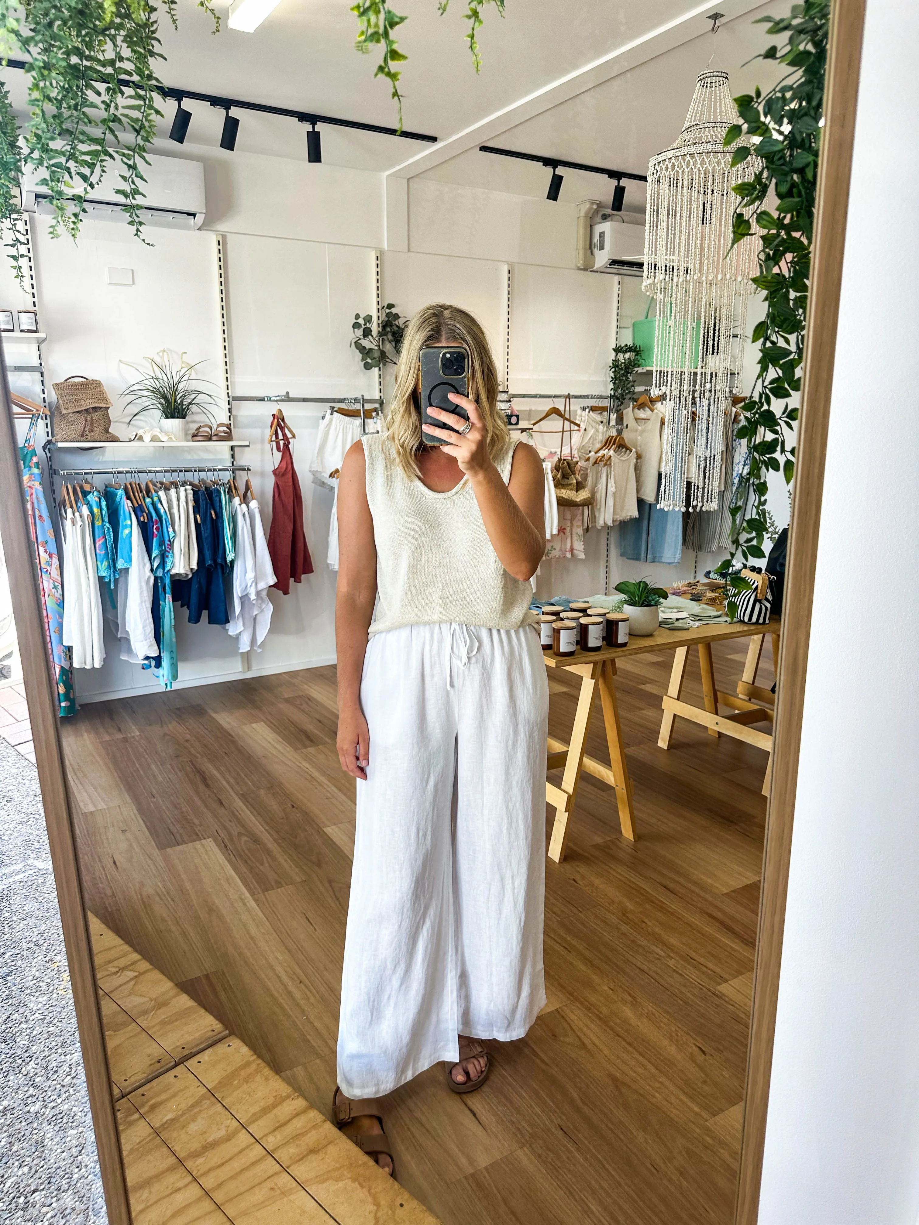 Tara Linen Pants sold by About A Girl product image thumbnail 5