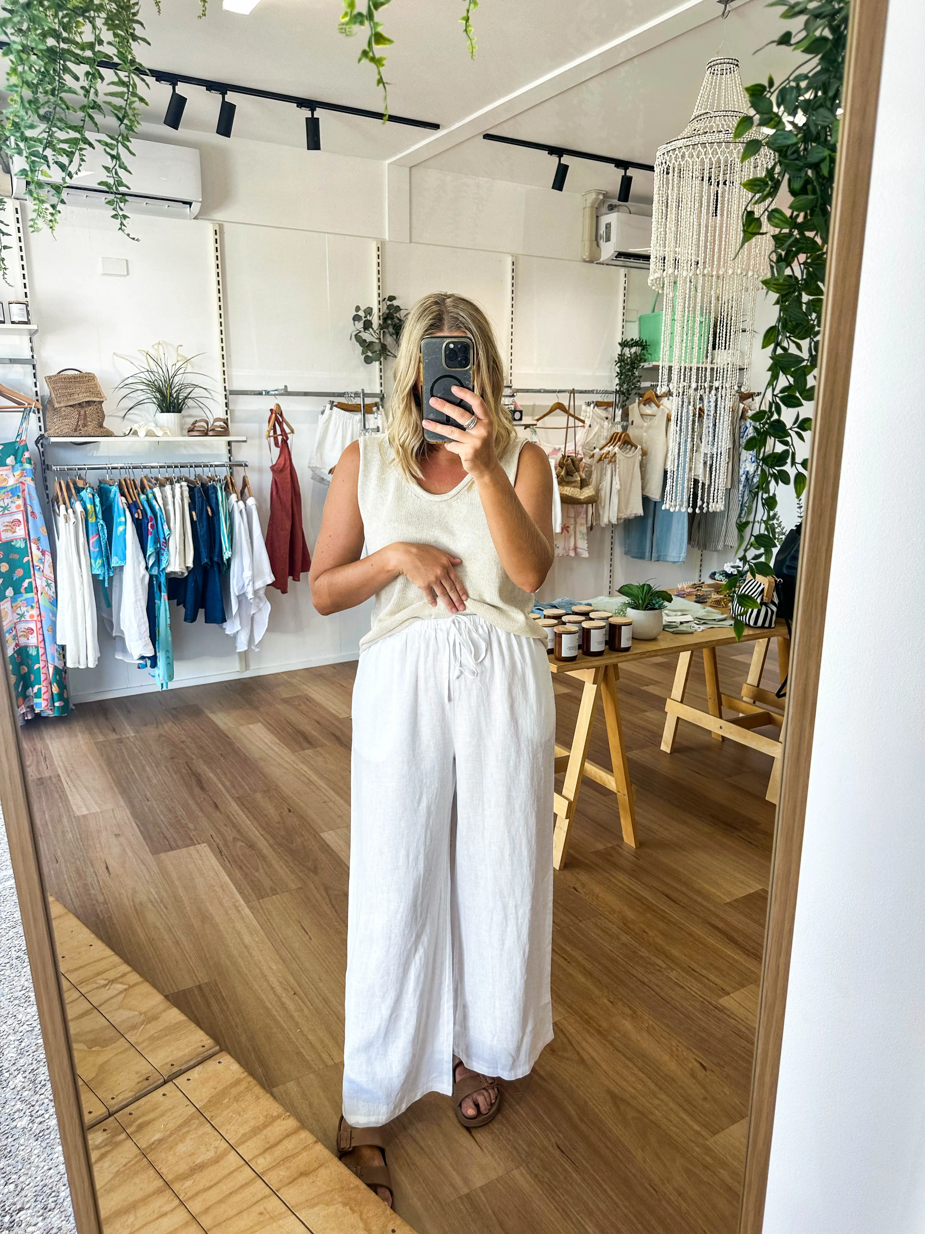 Tara Linen Pants sold by About A Girl product image thumbnail 3