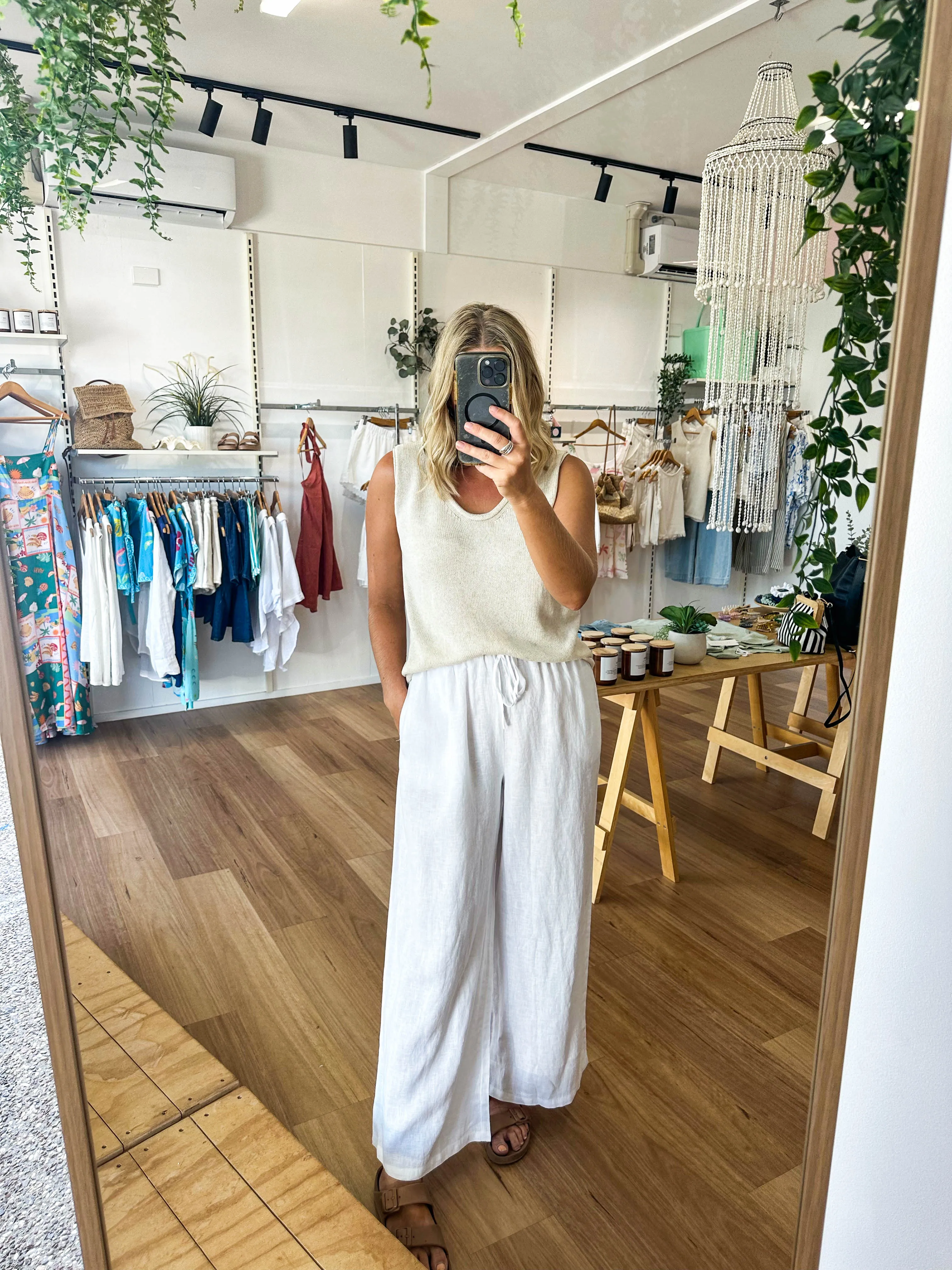 Tara Linen Pants sold by About A Girl product image thumbnail 2