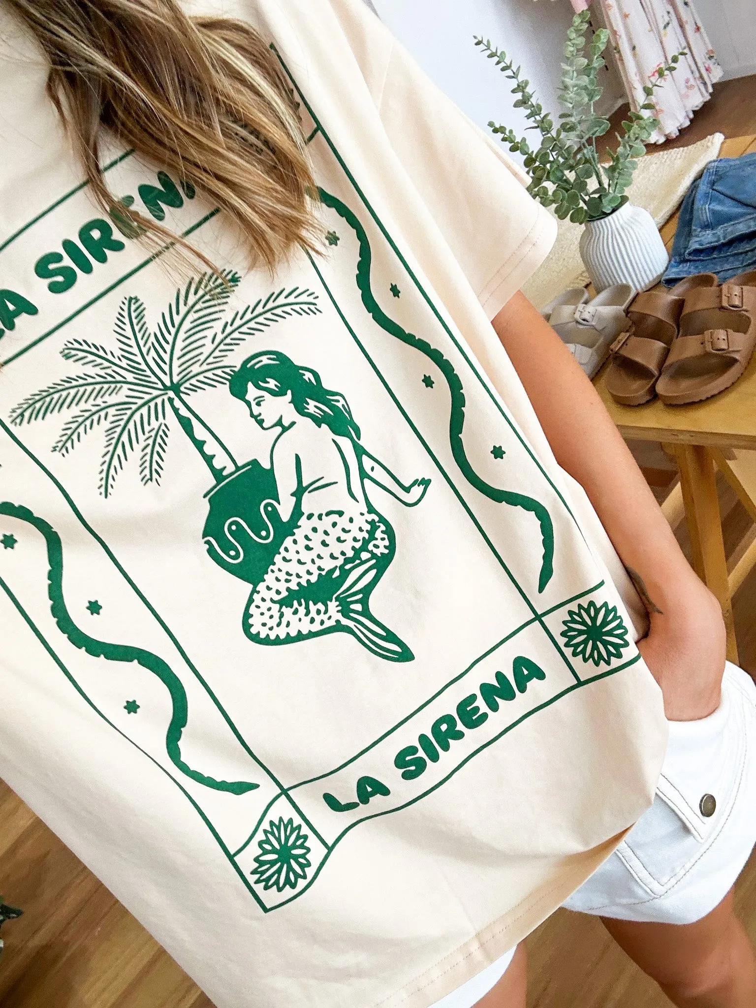 La Sirena Tee sold by About A Girl product image thumbnail 3