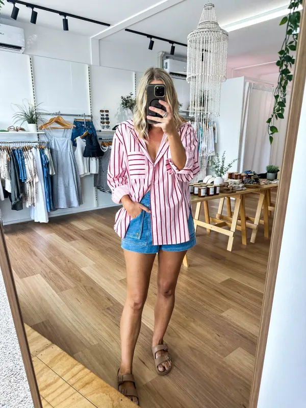 Emmy Stripe Shirt sold by About A Girl