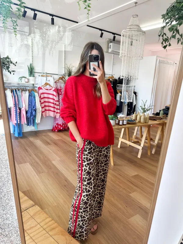 Leopard Racer Pants sold by About A Girl