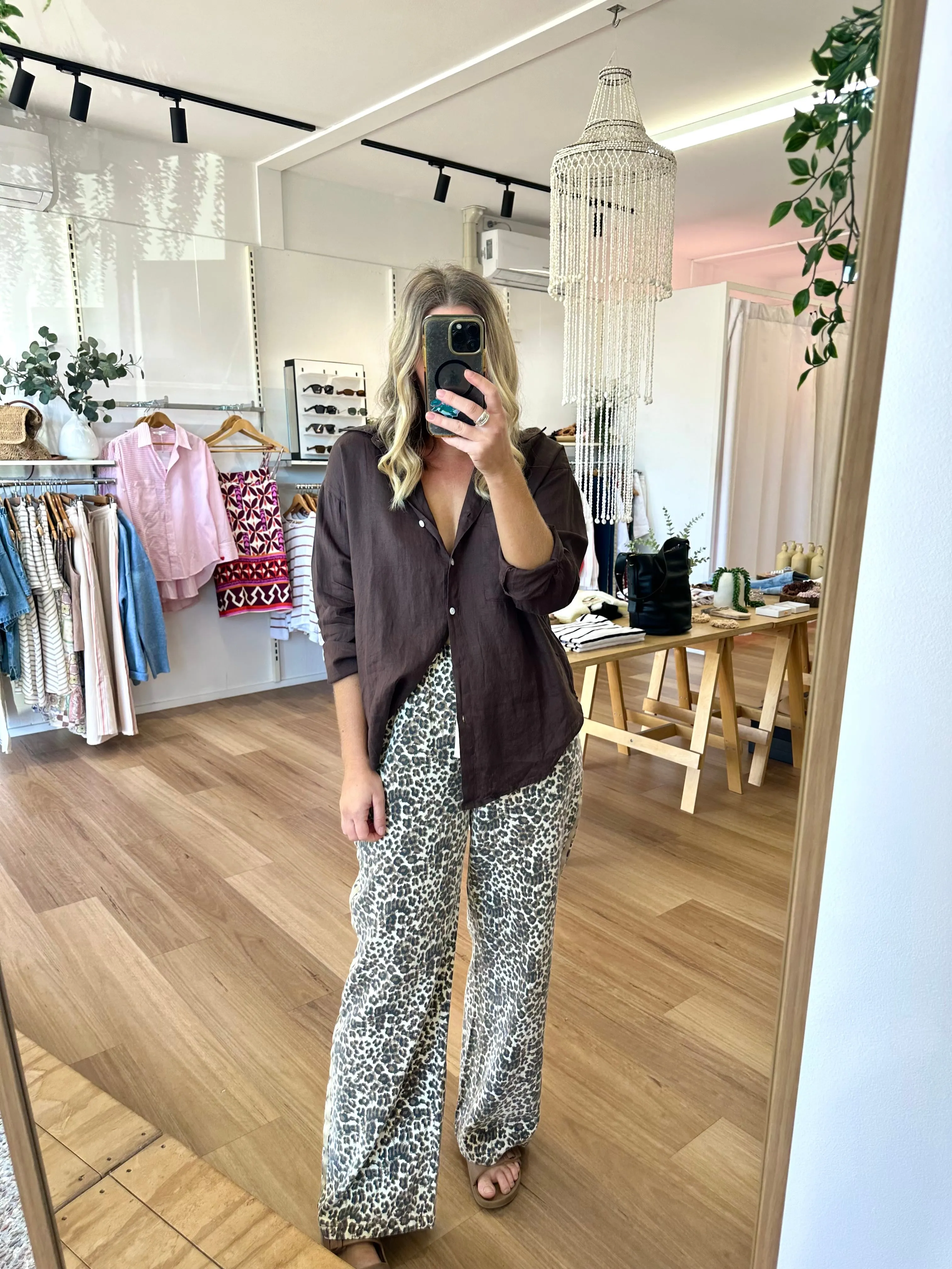 Millie Shirt Chocolate sold by About A Girl product image thumbnail 2