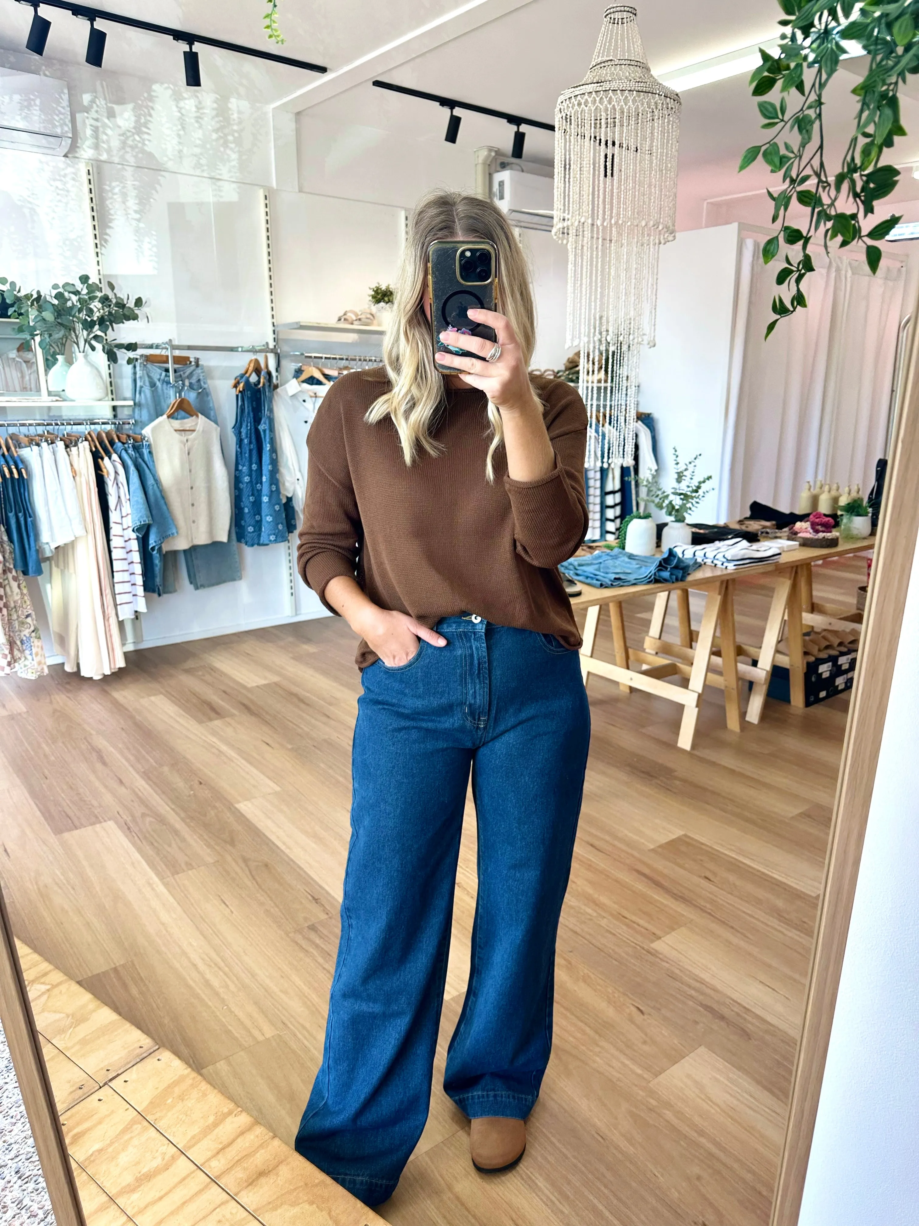 Spring Knit Chocolate sold by About A Girl product image thumbnail 5