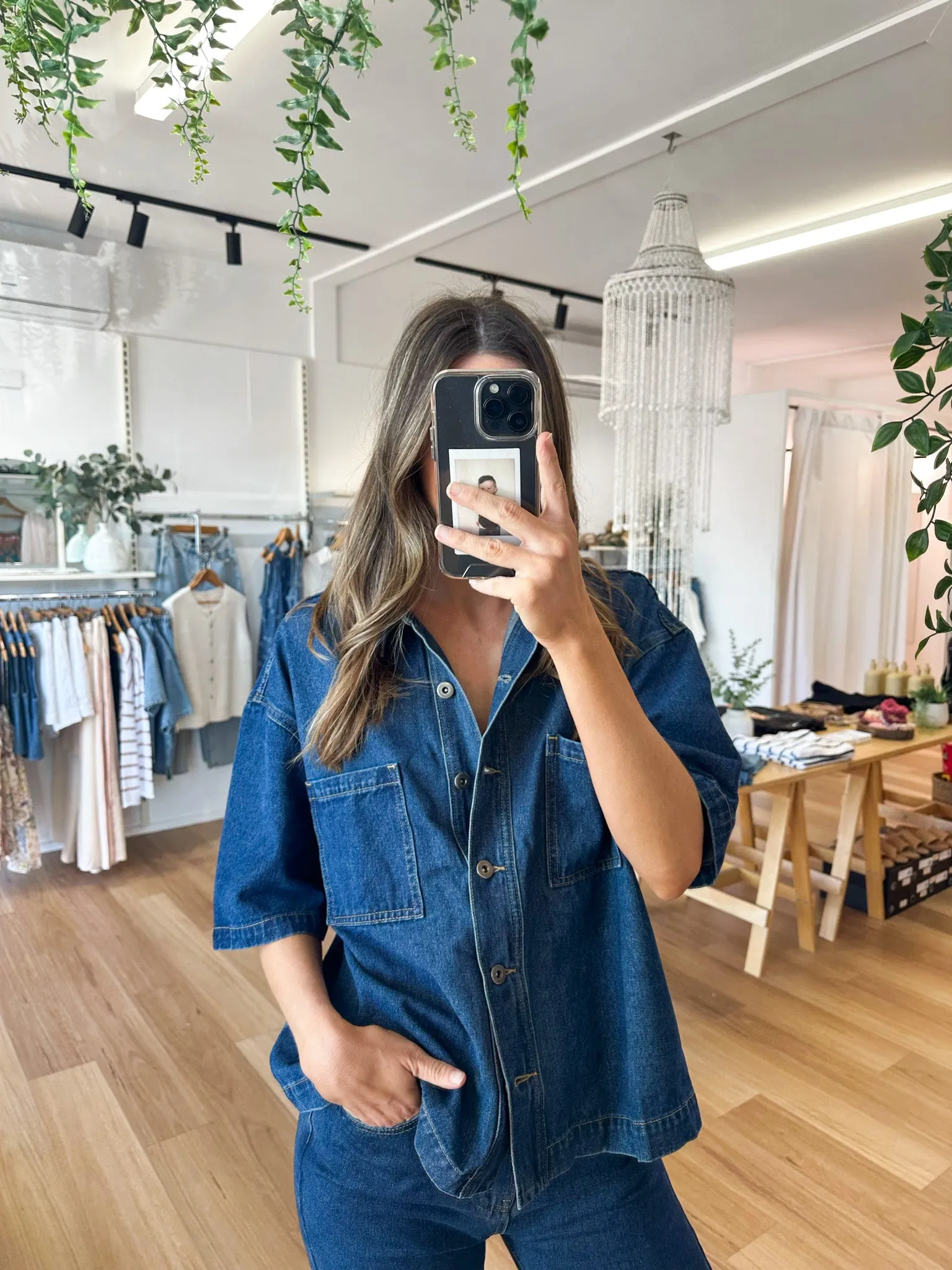 Kensley Denim Shirt sold by About A Girl product image thumbnail 4