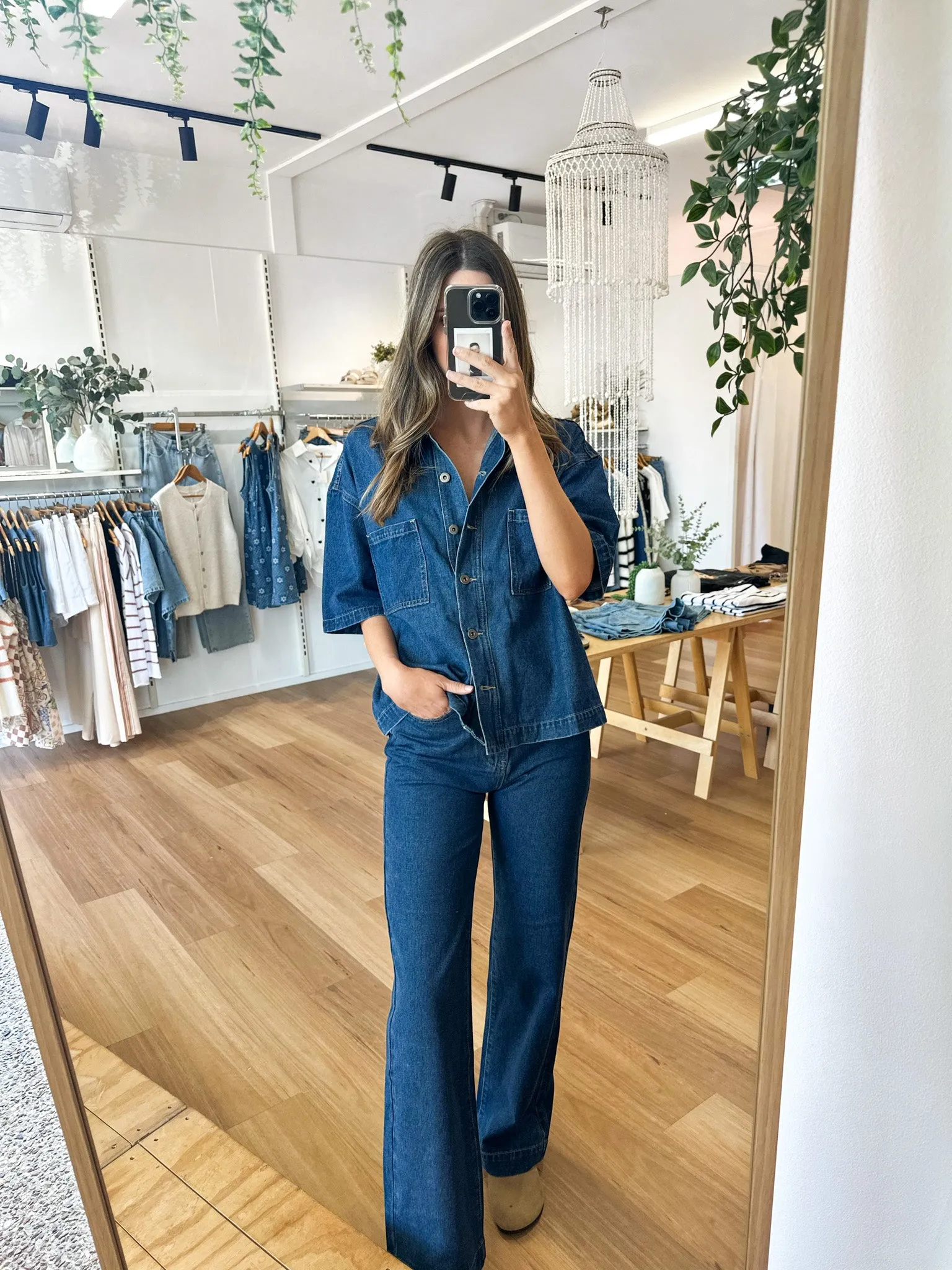 Kensley Denim Shirt sold by About A Girl product image thumbnail 5