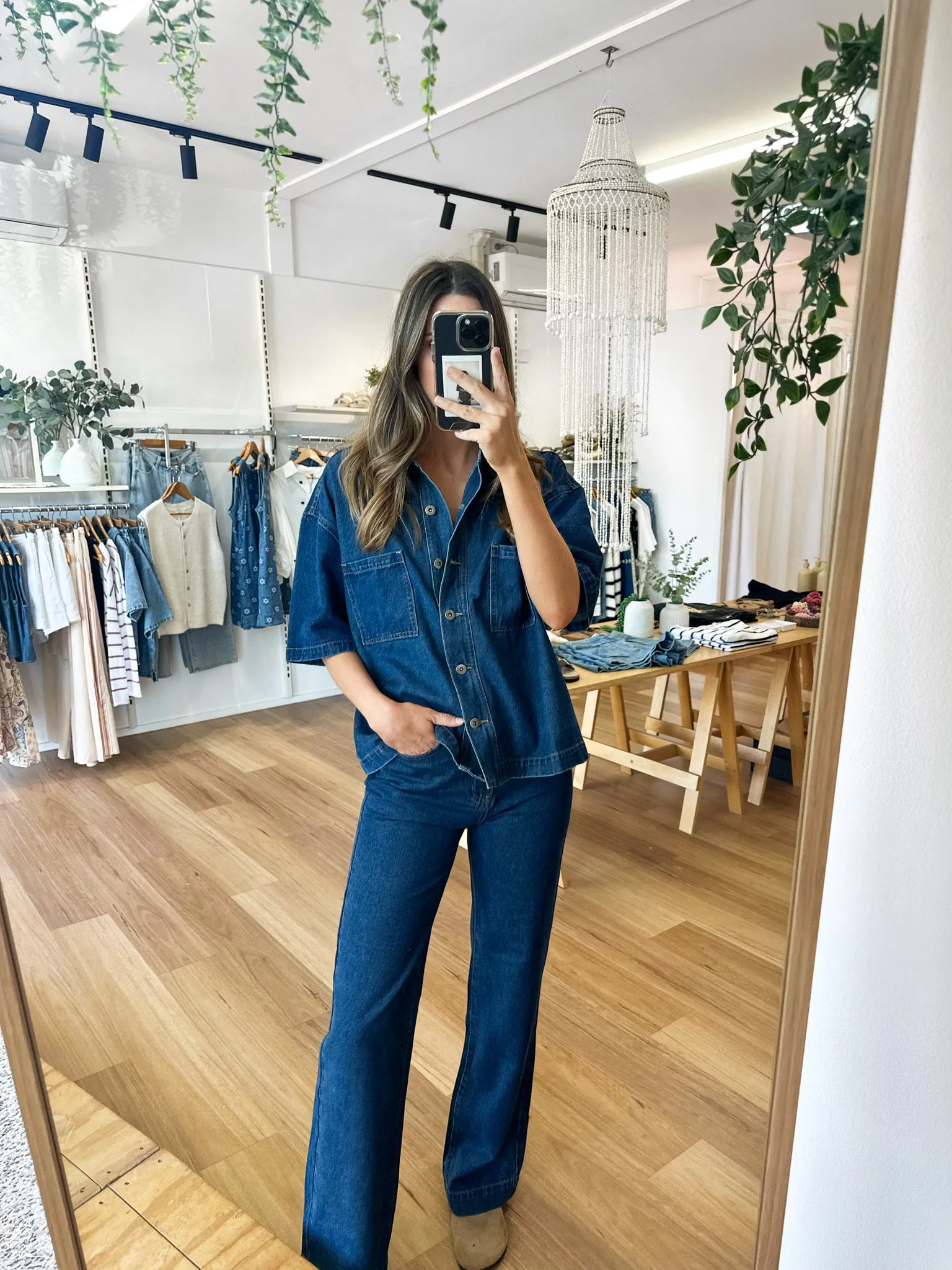 Kensley Denim Shirt sold by About A Girl