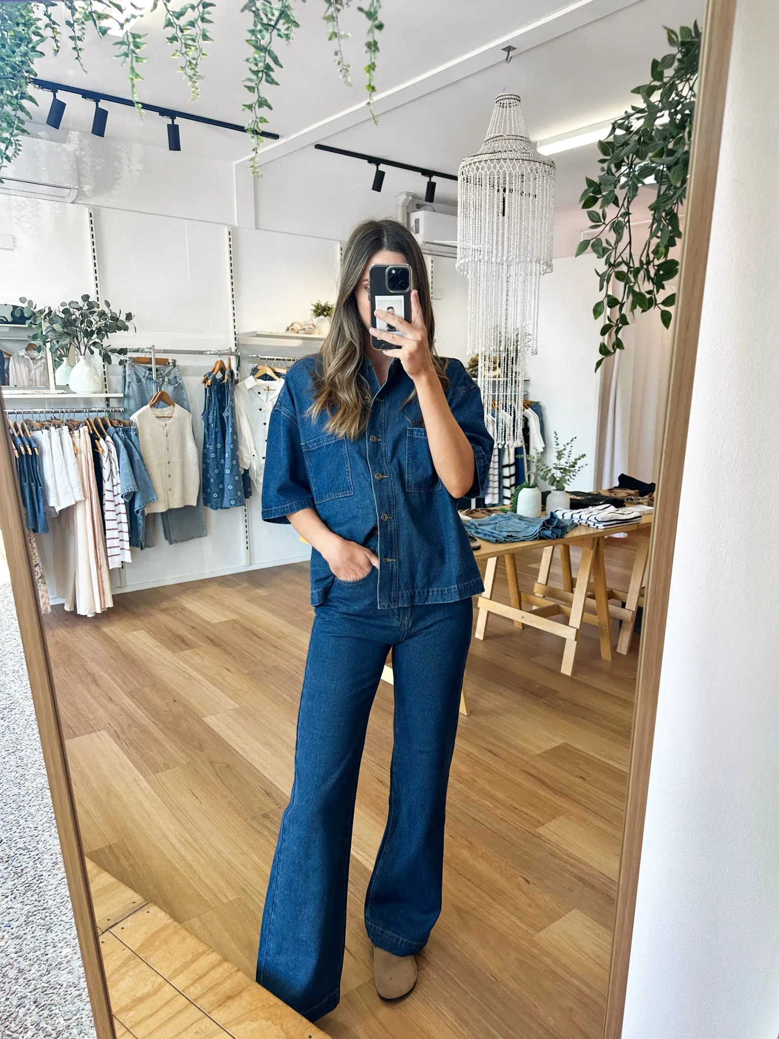 Kensley Denim Shirt sold by About A Girl product image thumbnail 3